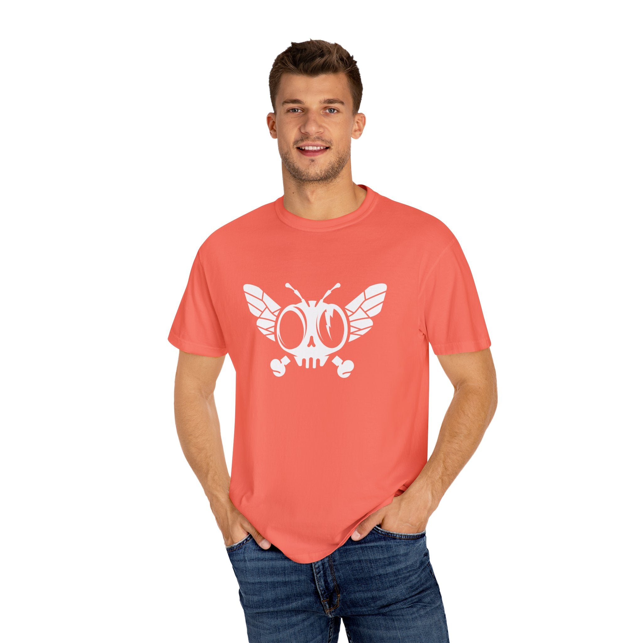 Flytanium - Dead Fly Logo T-shirt | White