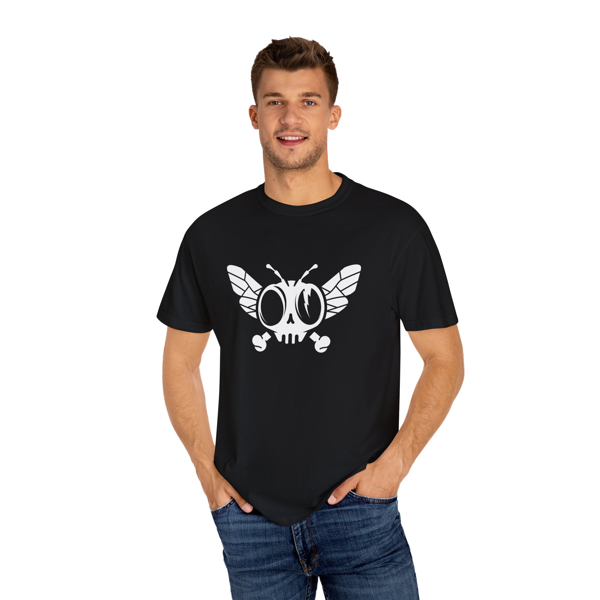 Flytanium - Dead Fly Logo T-shirt | White