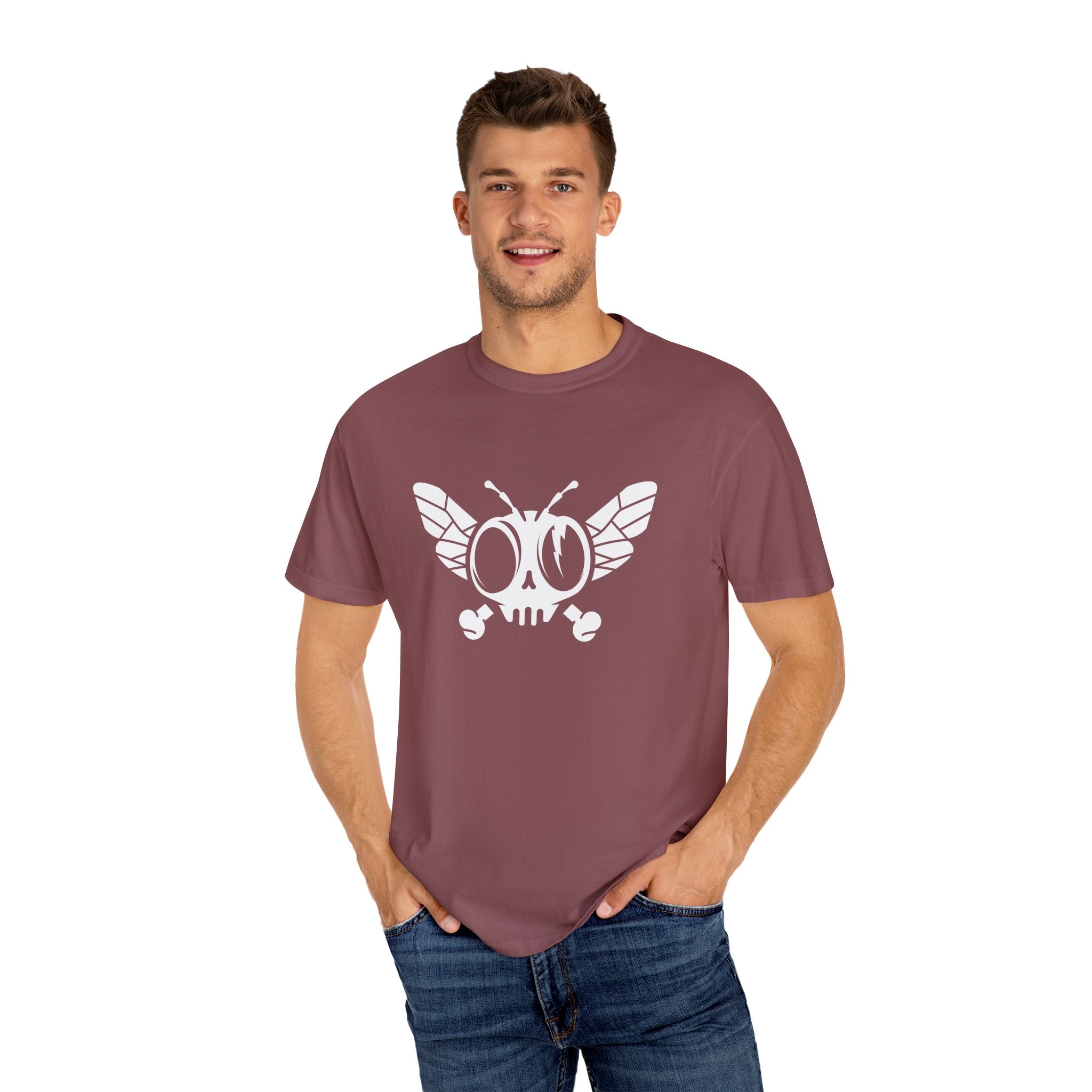 Flytanium - Dead Fly Logo T-shirt | White