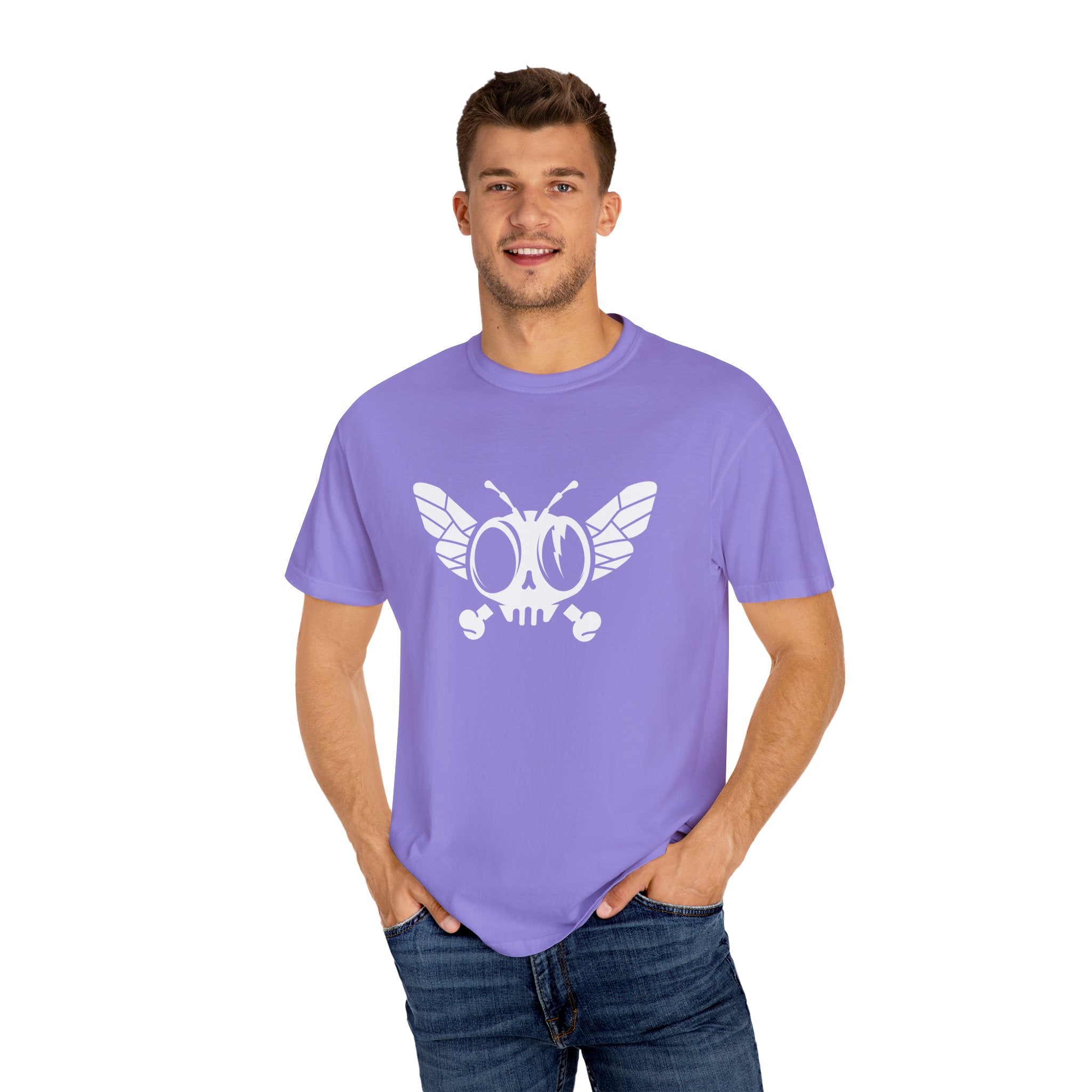 Flytanium - Dead Fly Logo T-shirt | White