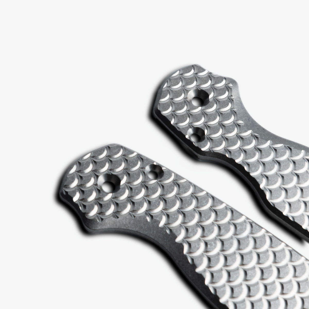 Milled Titanium Scales for Spyderco Paramilitary 2 Knife