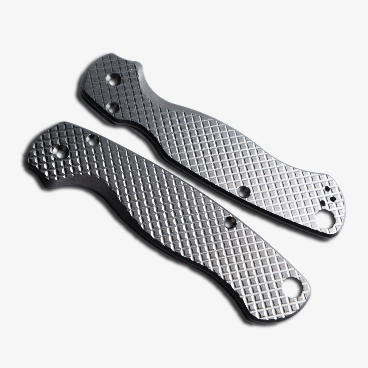 Milled Titanium Scales for Spyderco Paramilitary 2 Knife