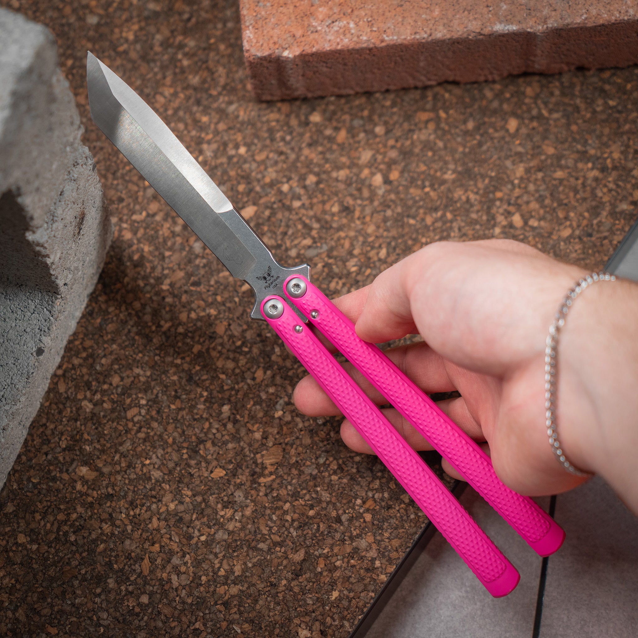 Talisong Z x SpookyBoyFlips - Limited Edition Pink Balisong