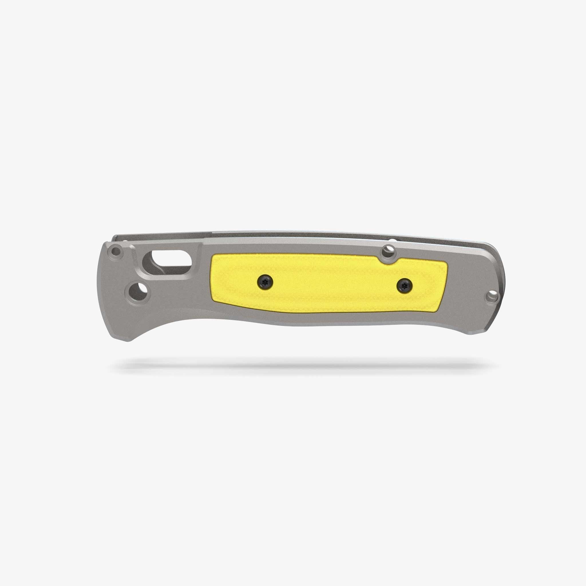 Aluminum Modulator Scale + Inlay Set-Scales-Flytanium-Gunmetal Gray-Lemon Yellow-Flytanium