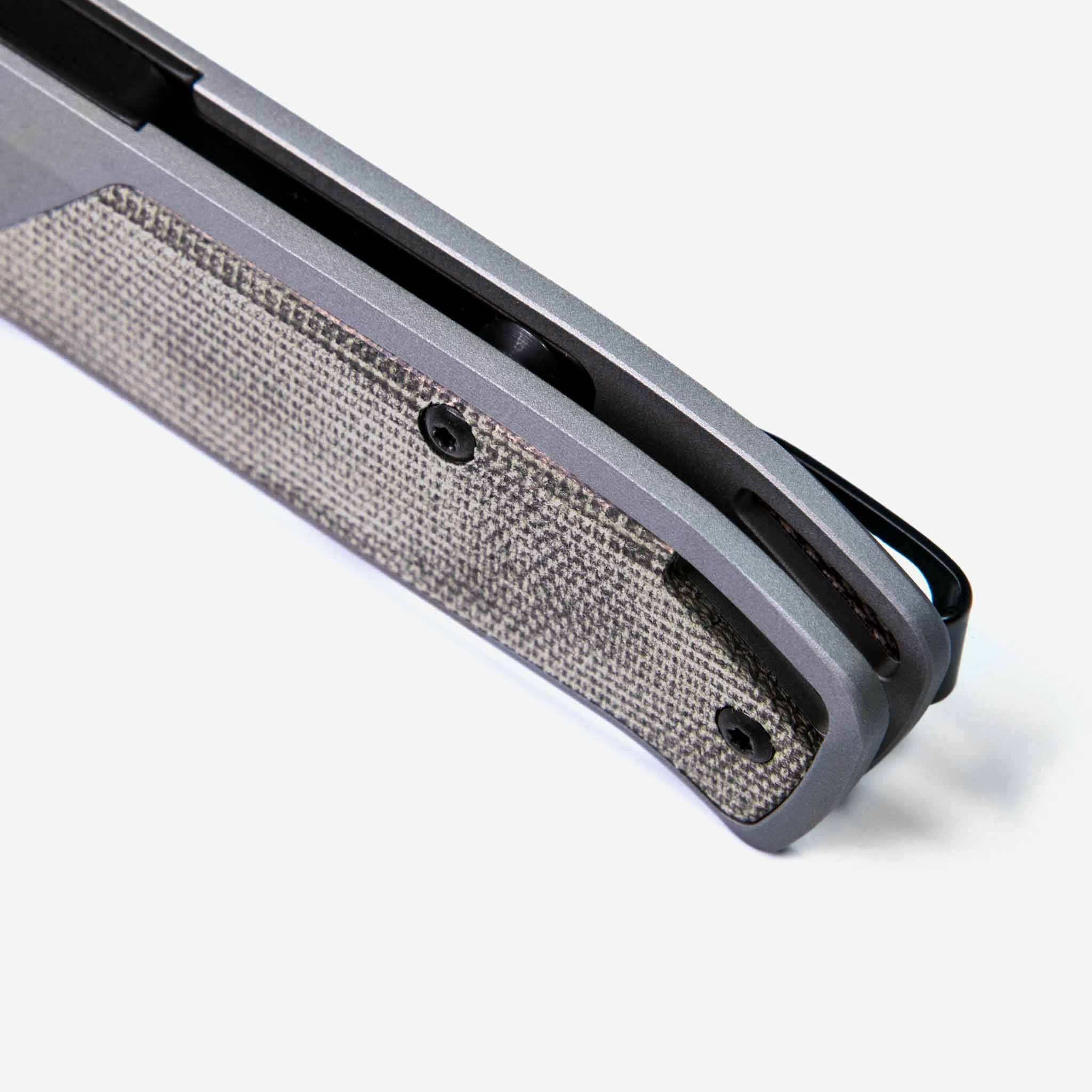 Arcade® - Gunmetal Micarta-Pocket Knife-Flytanium-Flytanium