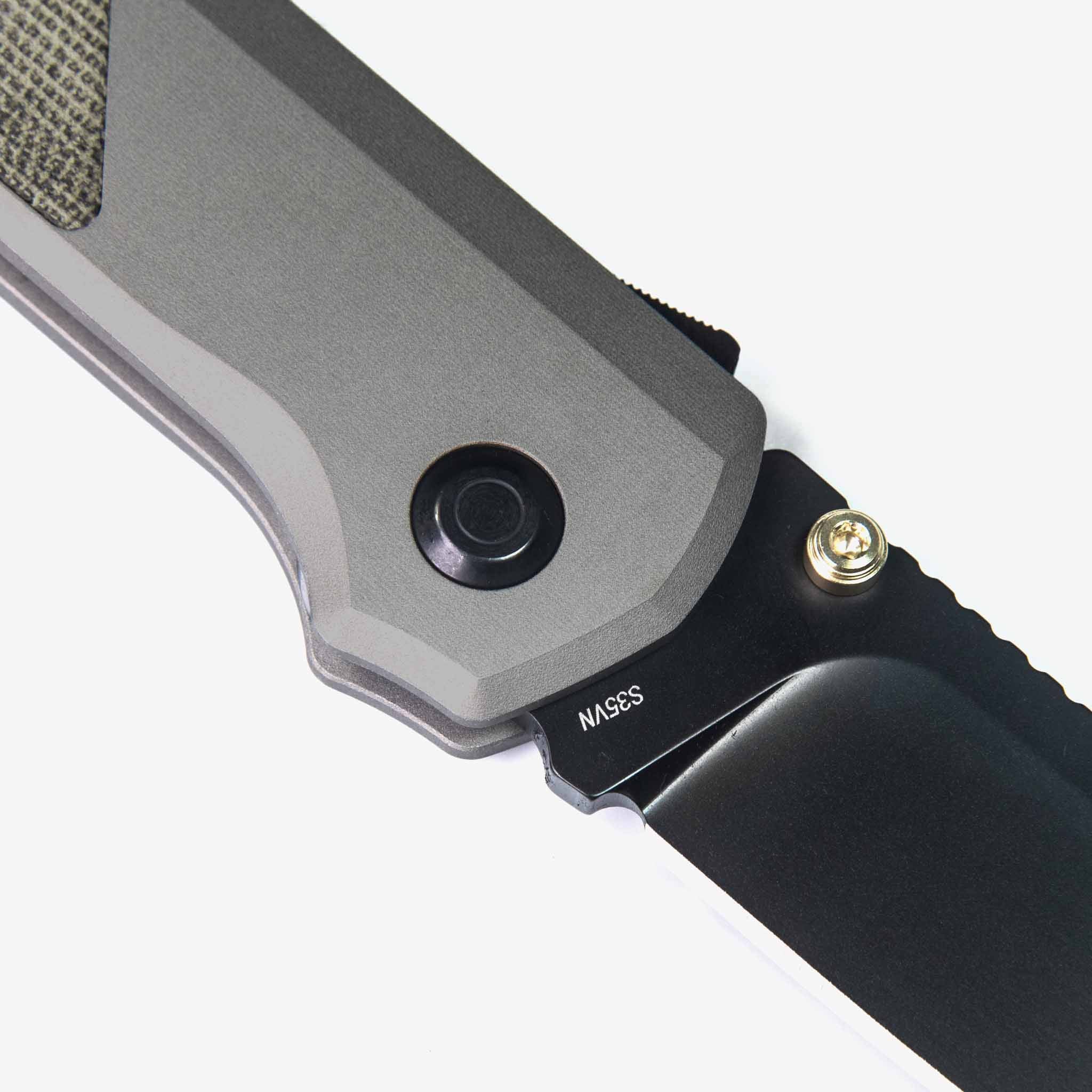 Arcade® - Gunmetal Micarta-Pocket Knife-Flytanium-Flytanium