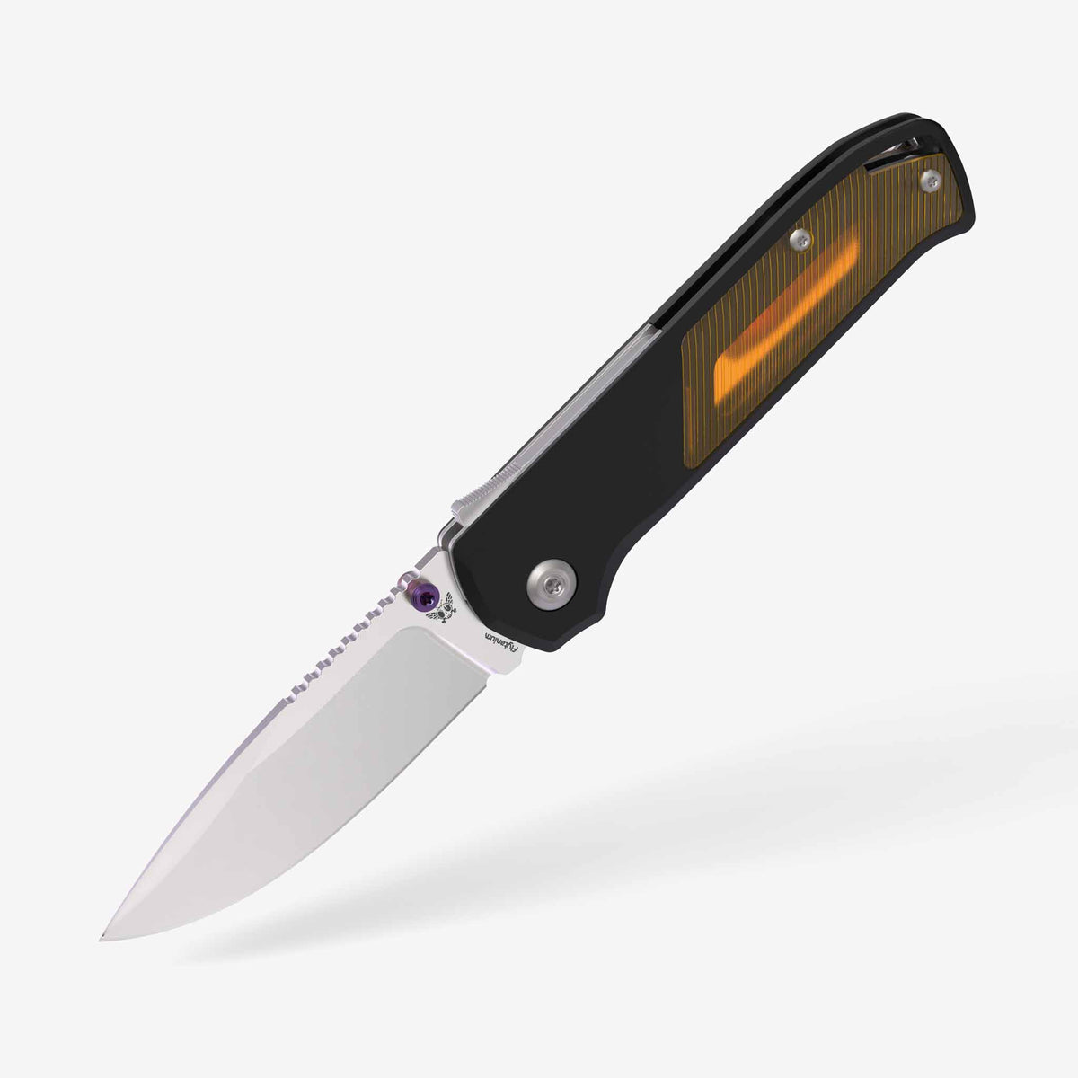 Arcade® - Void Black Ultem-Pocket Knife-Flytanium-Stonewash-Flytanium