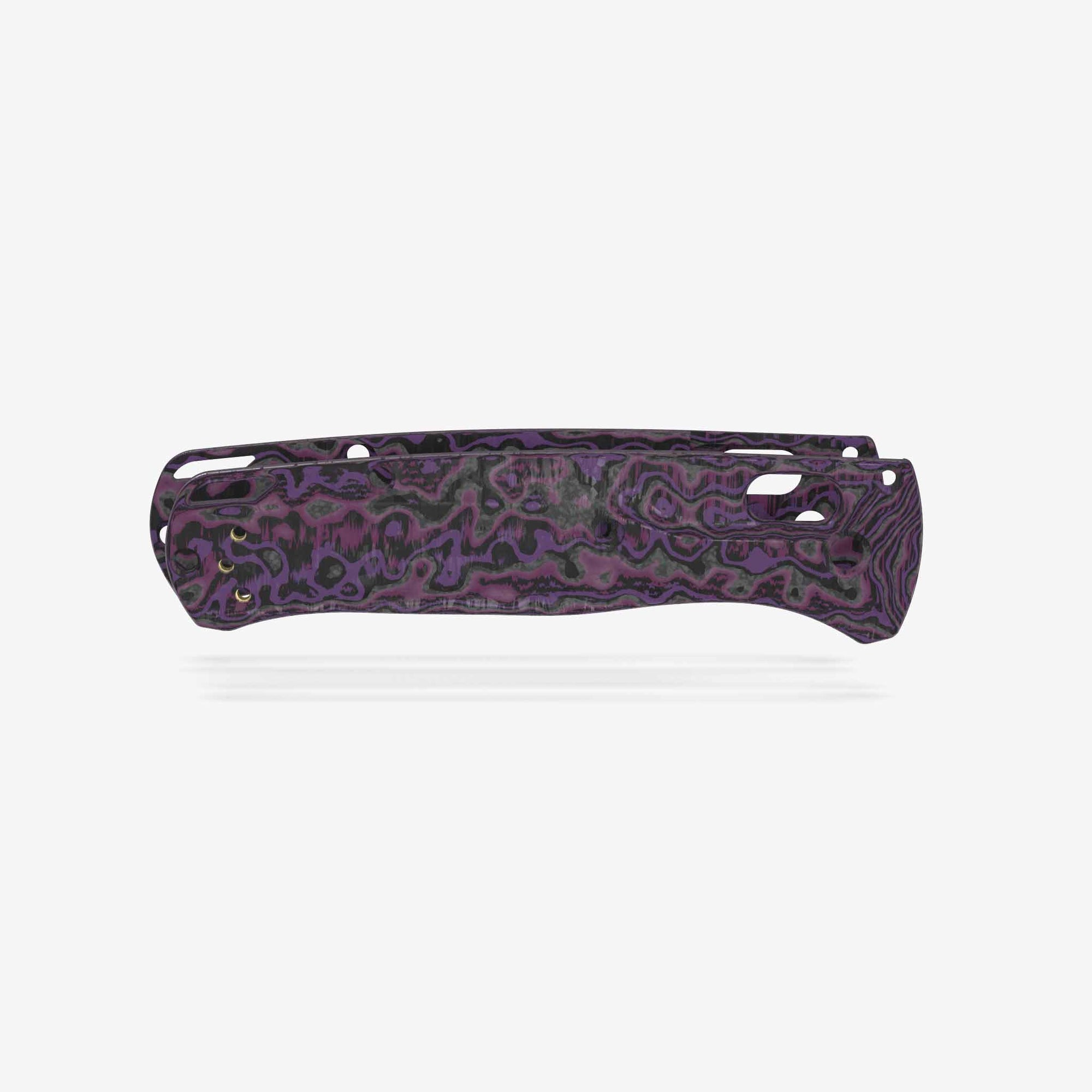 Carbon Fiber Crossfade Scales for Benchmade Bugout Knife
