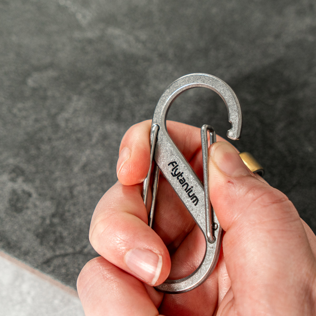 Titanium Dual-Gate Carabiner
