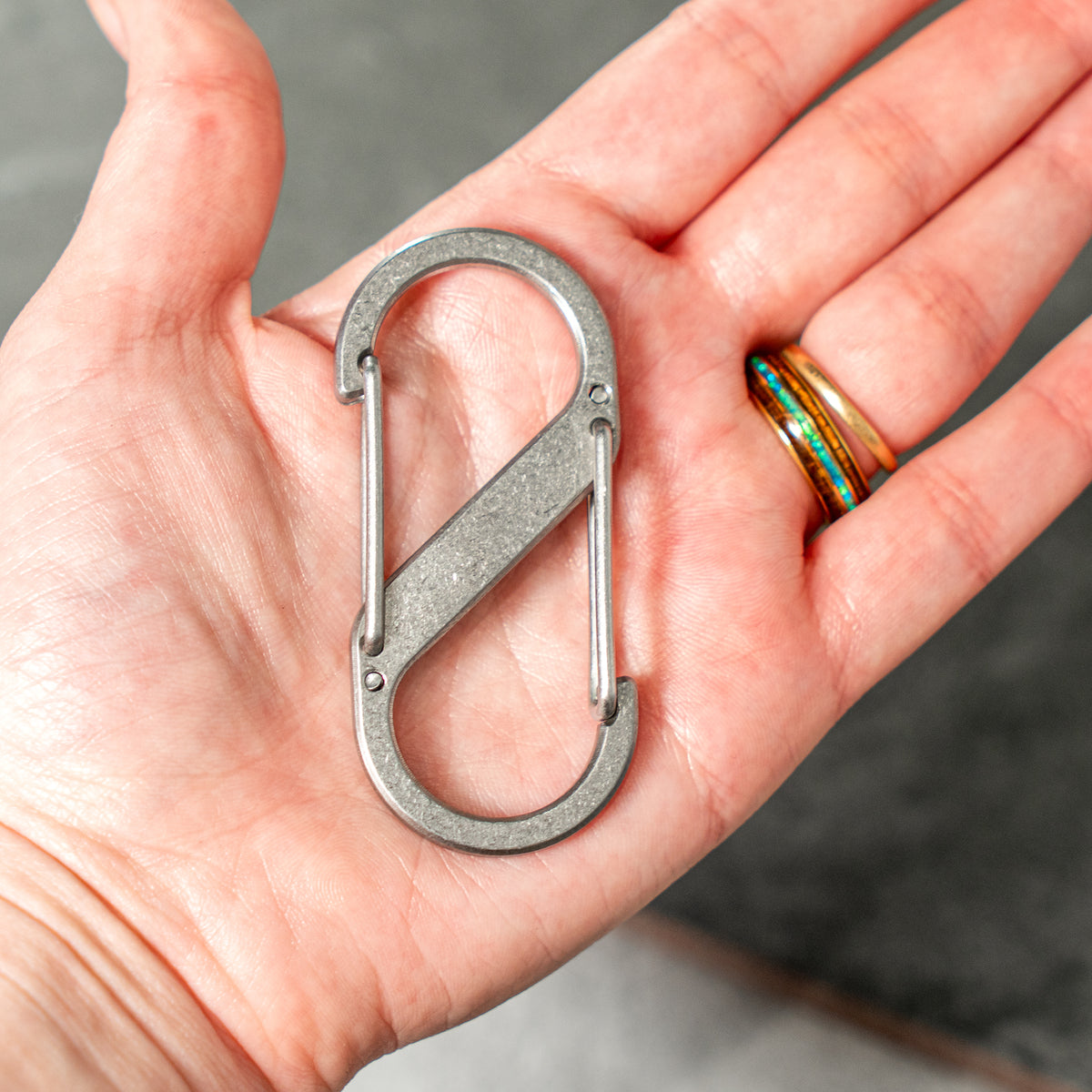 Titanium Dual-Gate Carabiner