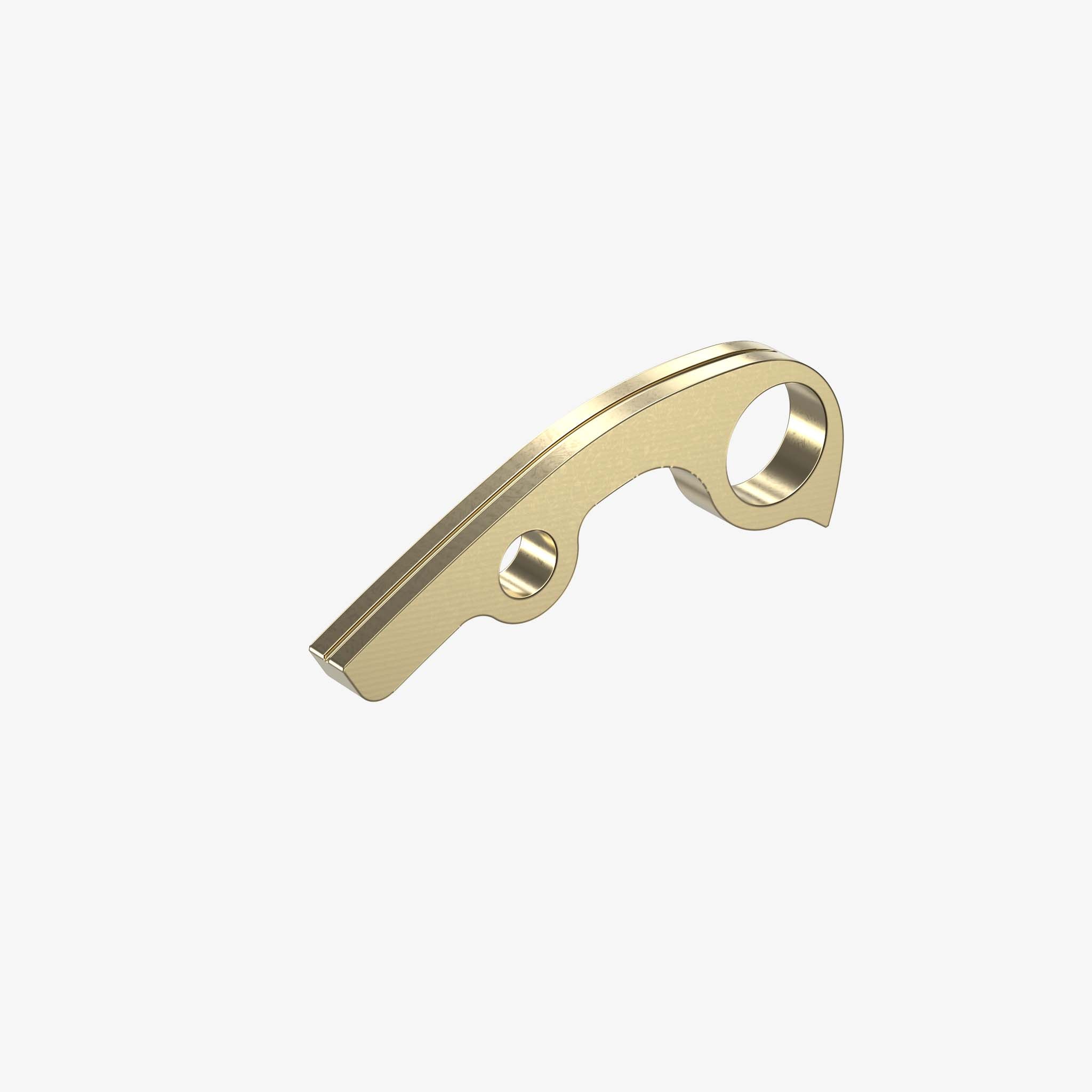 Classic Backspacer - Brass - Spyderco Para 3-Backspacer-Spyderco-Brass Stonewash-Flytanium