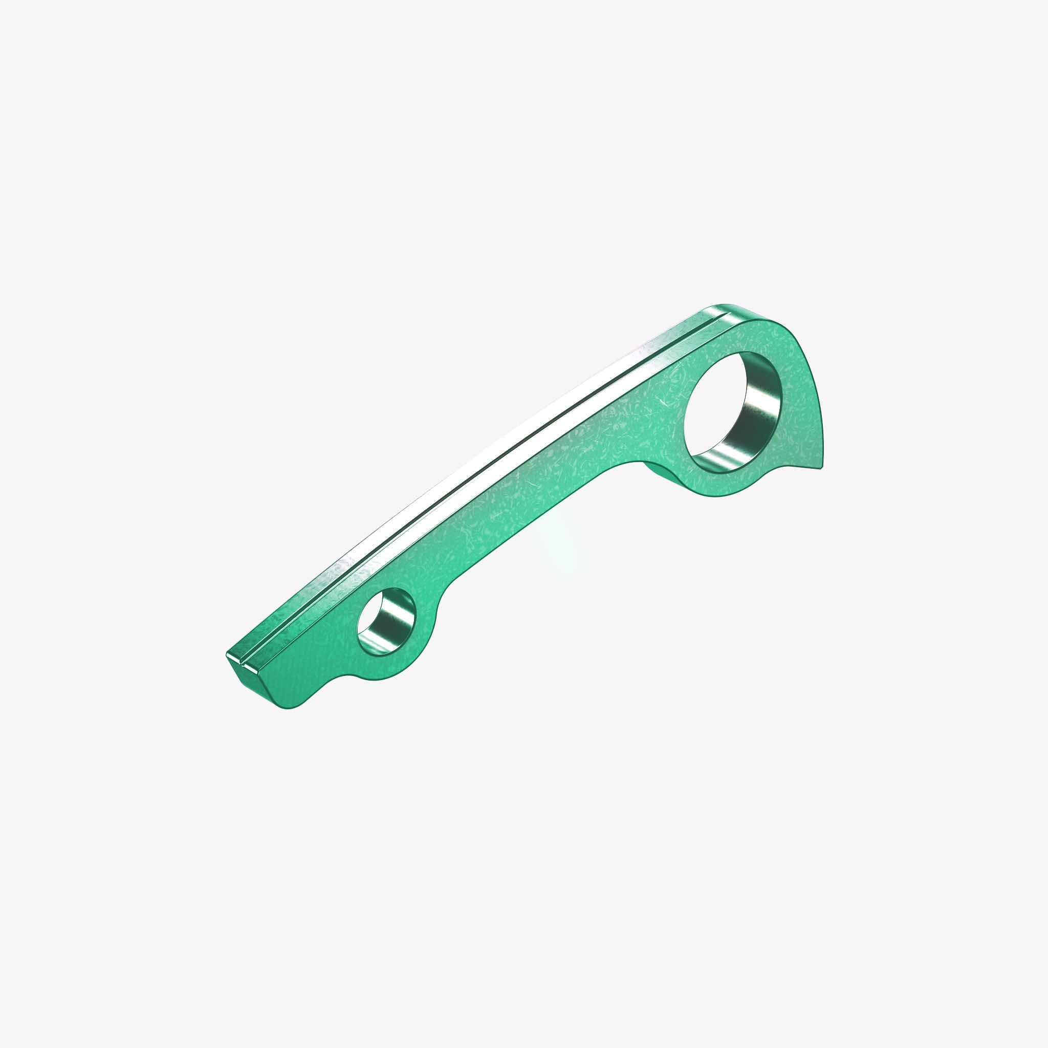 Classic Backspacer - Titanium - Spyderco Paramilitary 2-Backspacer-Spyderco-Teal Anodize-Flytanium