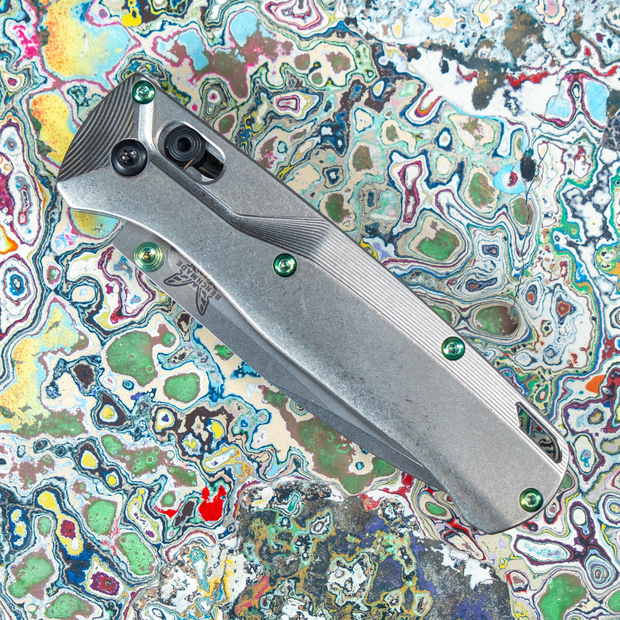 Crossfade Titanium Scales for Benchmade Bugout Knife-Scales-Benchmade-Flytanium