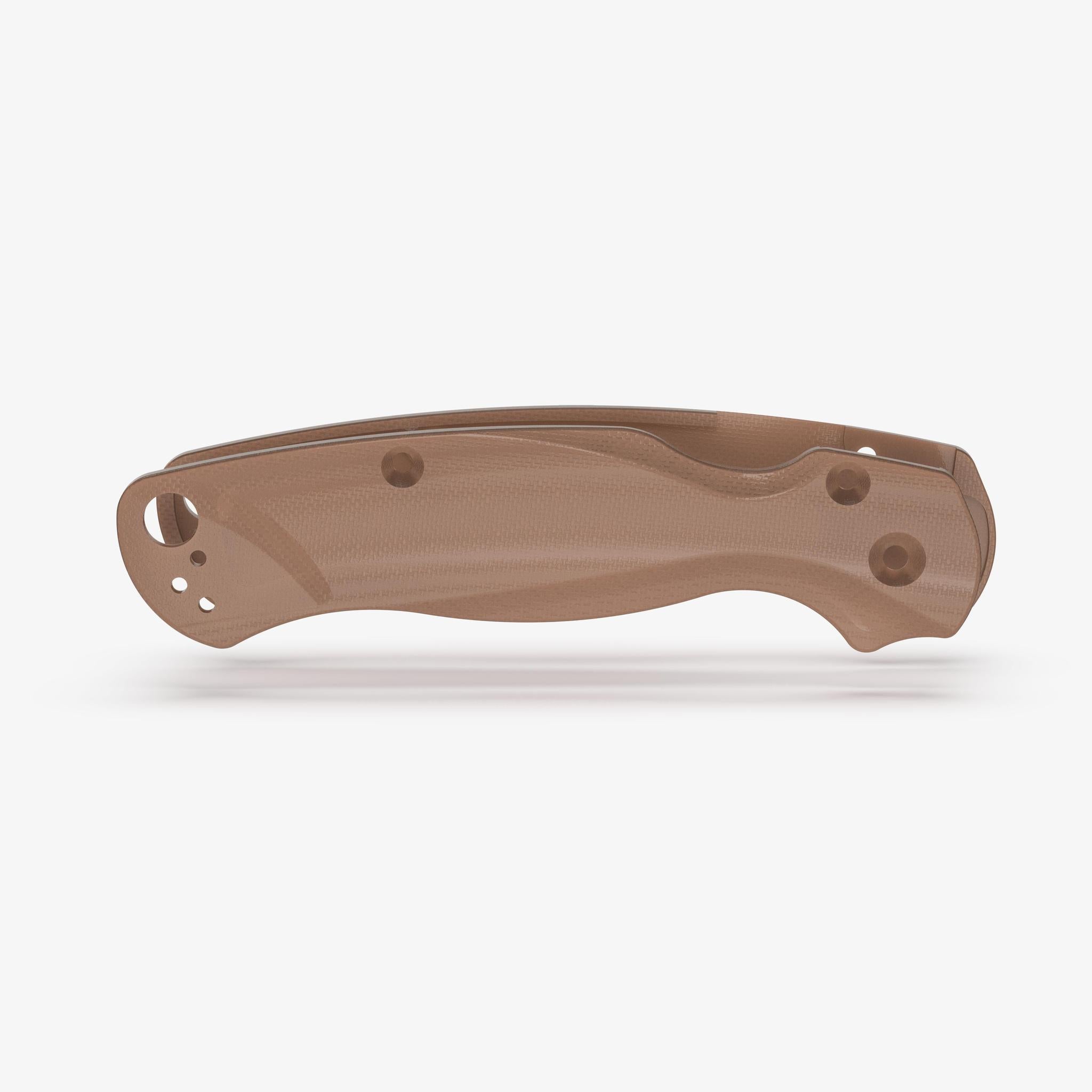 G-10 Lotus Scales for Spyderco Paramilitary 2-Scales-Spyderco-Flat Dark Earth-Flytanium