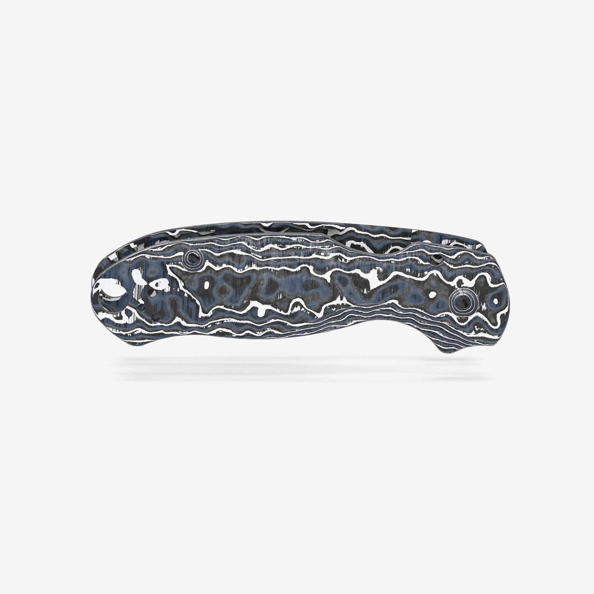 Lotus Scales - Carbon Fiber - Spyderco Para 3-Scales-Flytanium-Flytanium