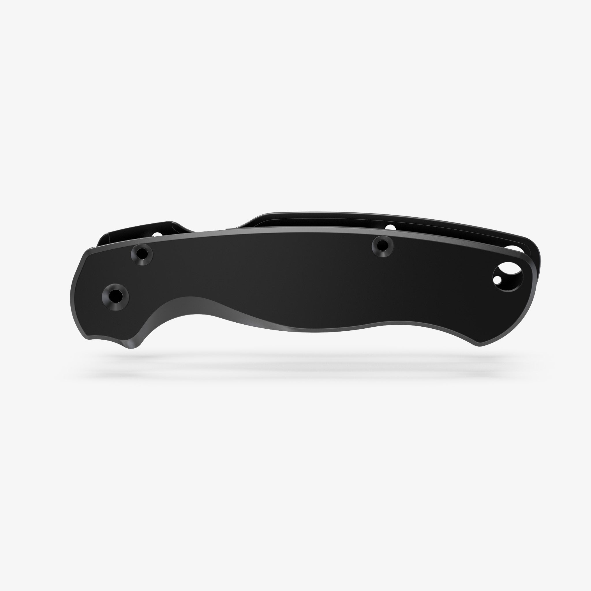 Classic Titanium Scales for Spyderco Paramilitary 2 Knife-Scales-Spyderco-Titanium Black-Flytanium