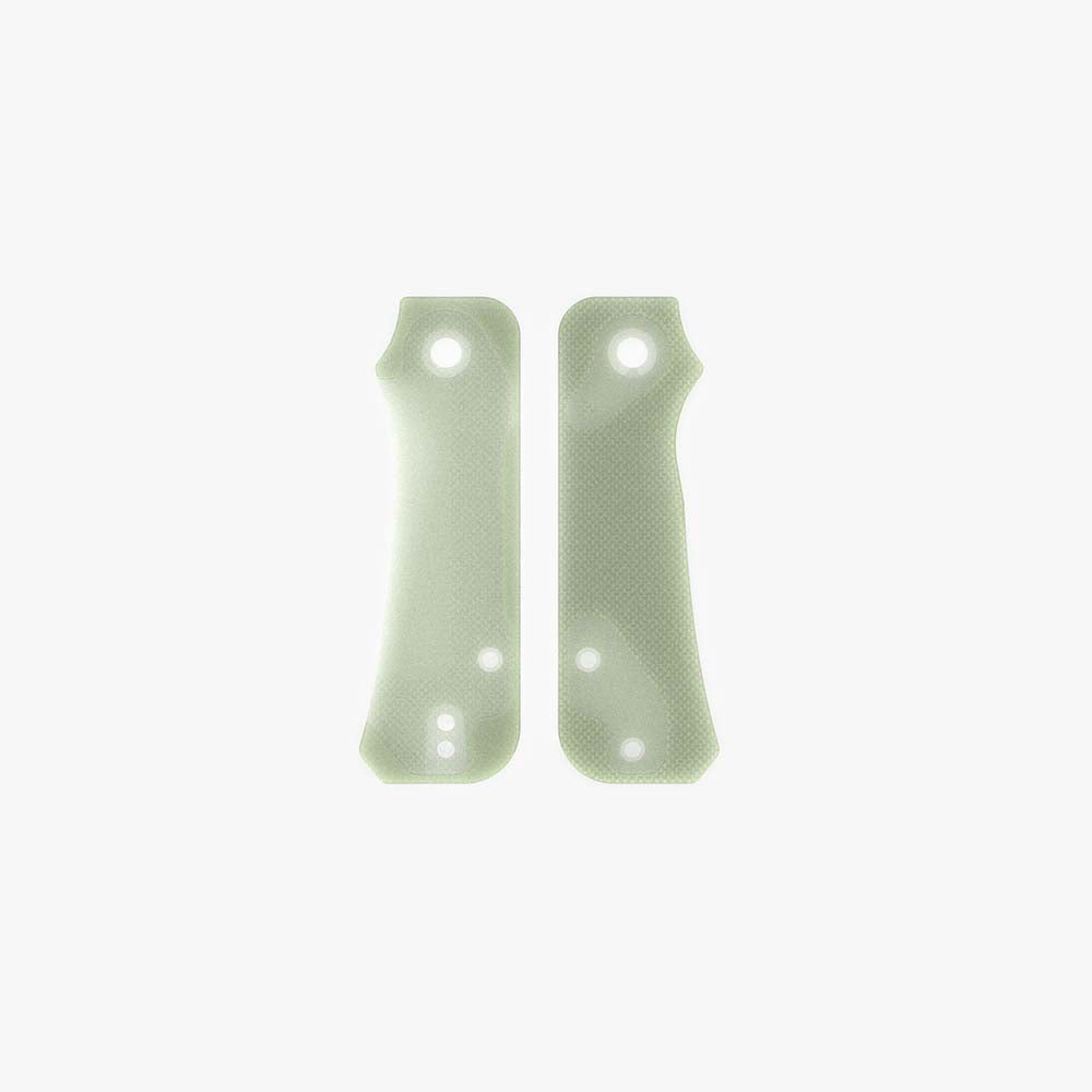 Groove G-10 Scales for CIVIVI Baby Banter Knife-Natural Jade