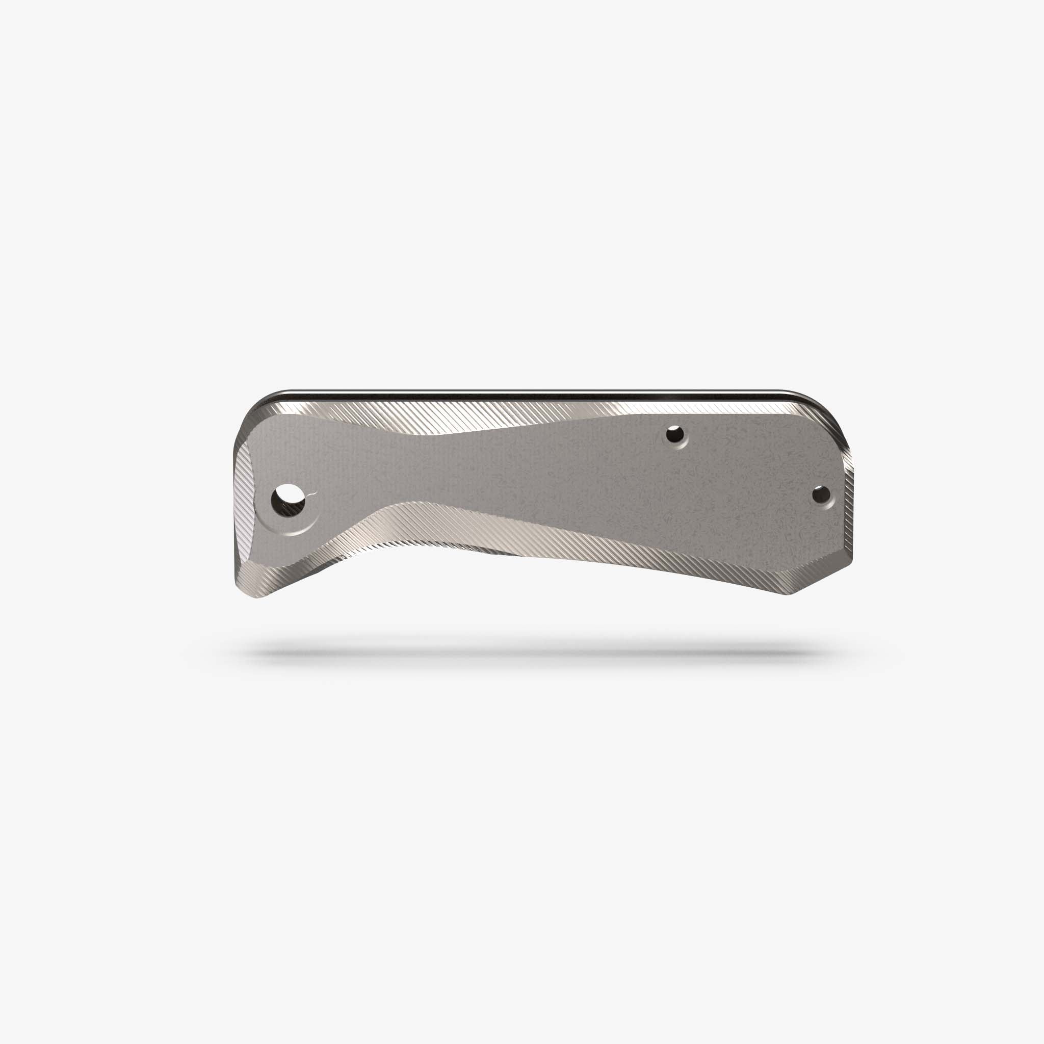 Groove Titanium Scales for WE Banter Knife-Scales-WE-Titanium Stonewash-Flytanium