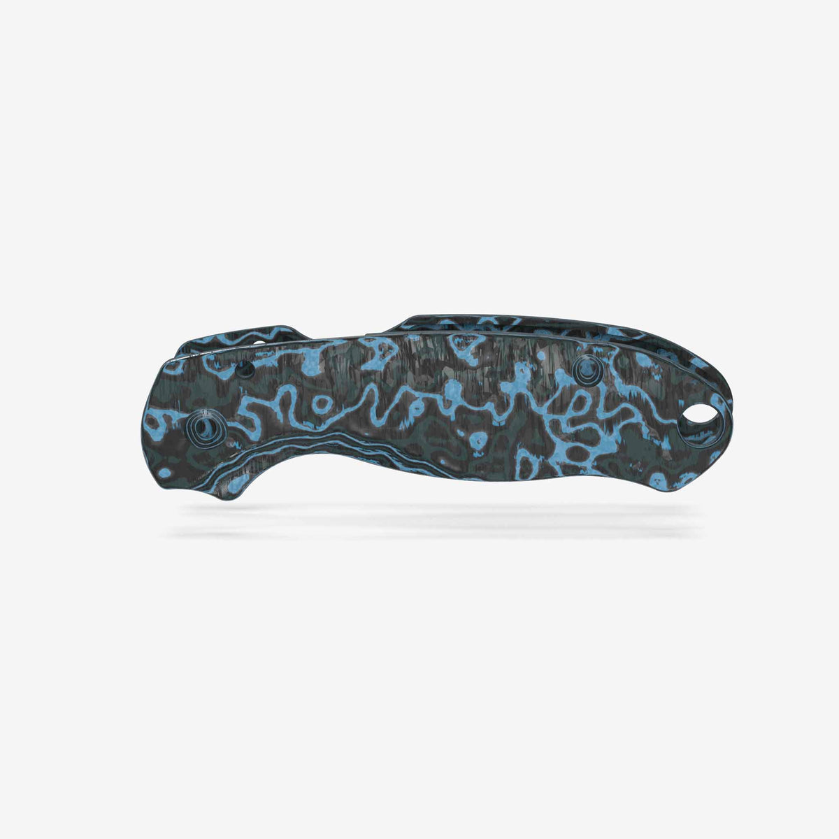 Lotus Scales - Carbon Fiber - Spyderco Para 3-Scales-Flytanium-Arctic Storm-Flytanium