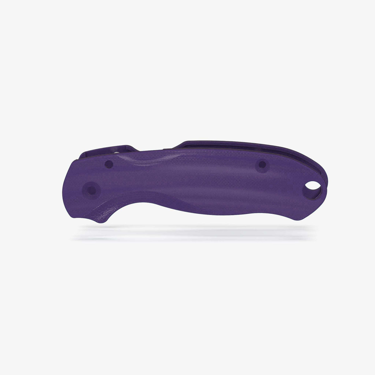 Lotus Scales - G-10 - Spyderco Para 3-Scales-Flytanium-Deep Purple-Flytanium
