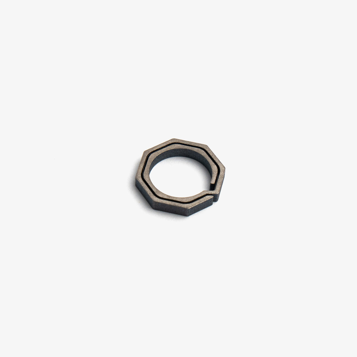 Titanium Flytanium Octagonal Keyring