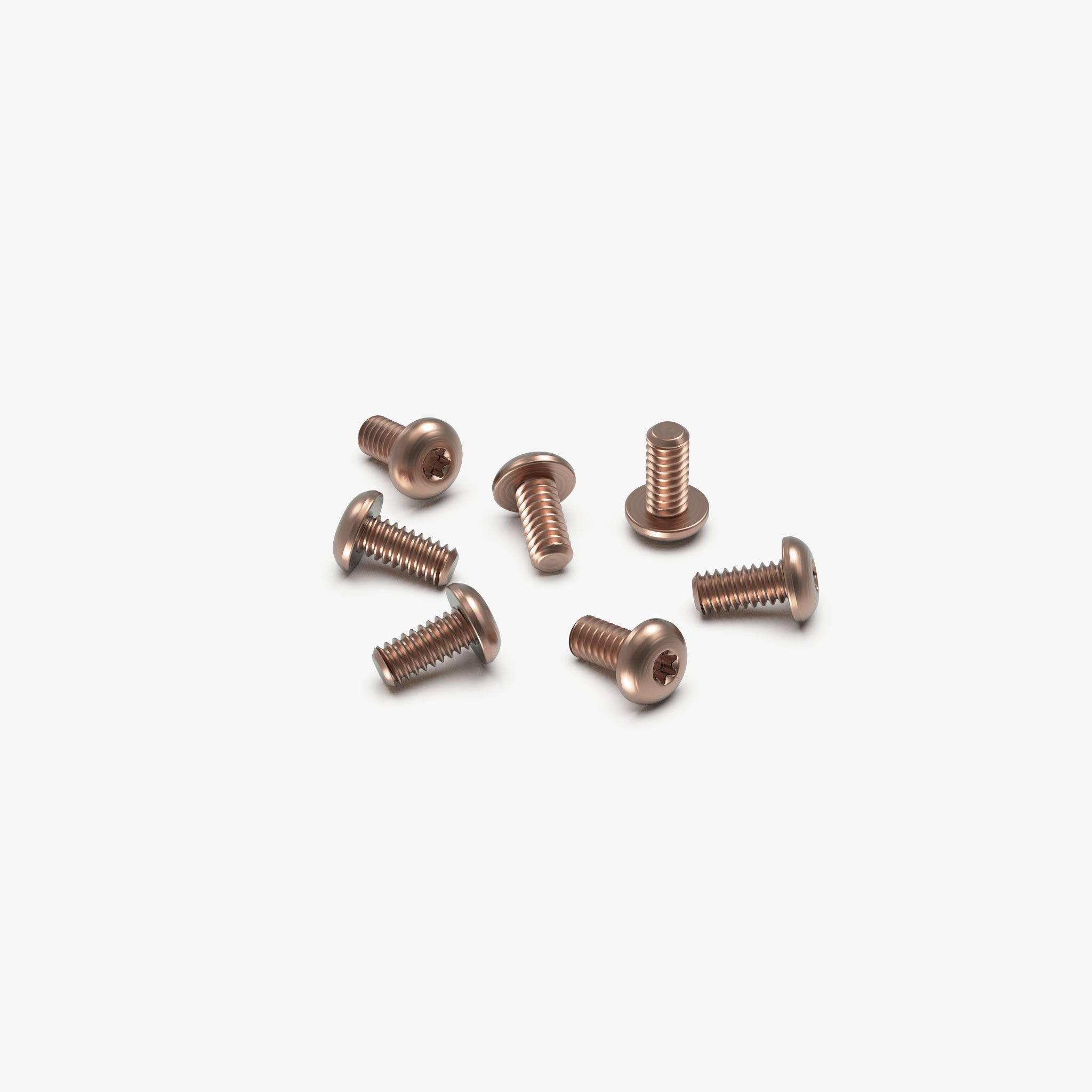 Set of 7 Titanium Body Screws for 51, 6X and 32-Hardware-Benchmade-Bronze Anodize-Flytanium