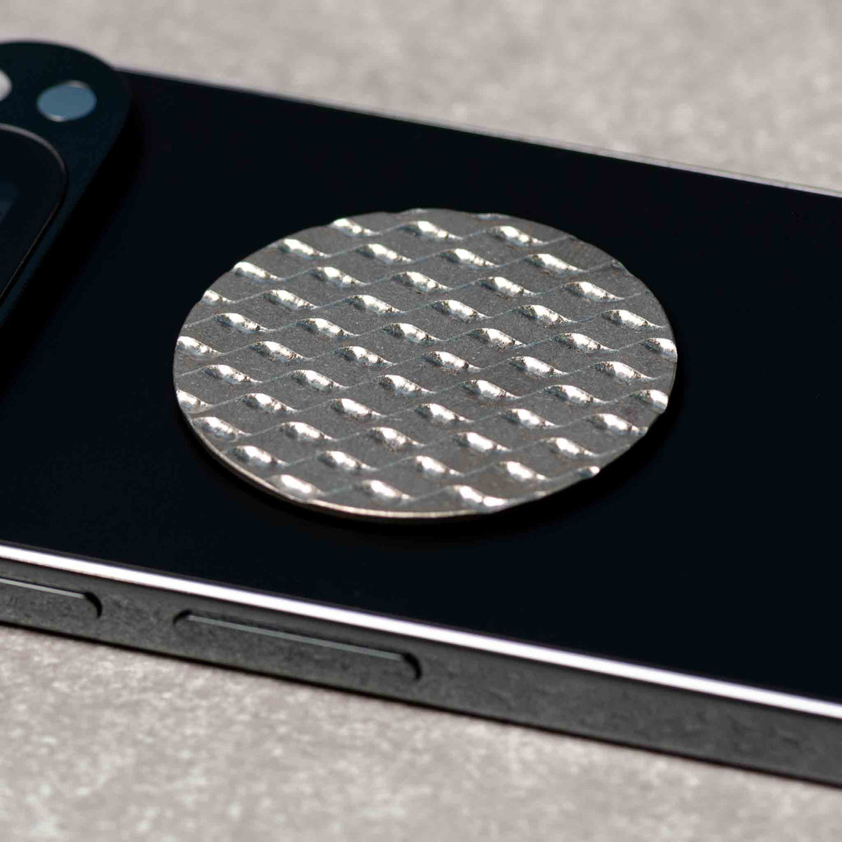 Textured Titanium Stickers - Phone Grip