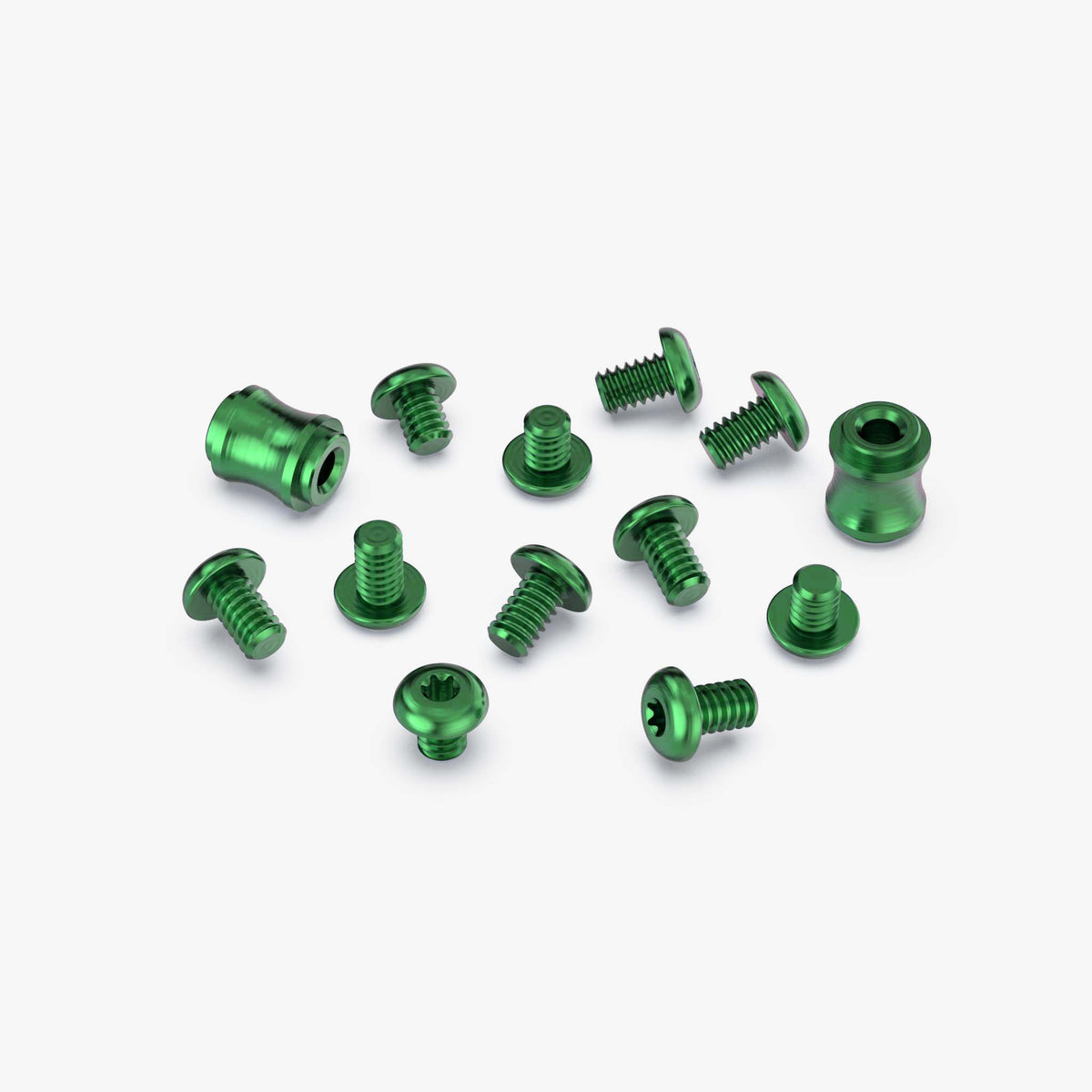 Titanium Hardware Kit for 940 Radar Scales-Hardware-Benchmade-Green Anodize-Flytanium
