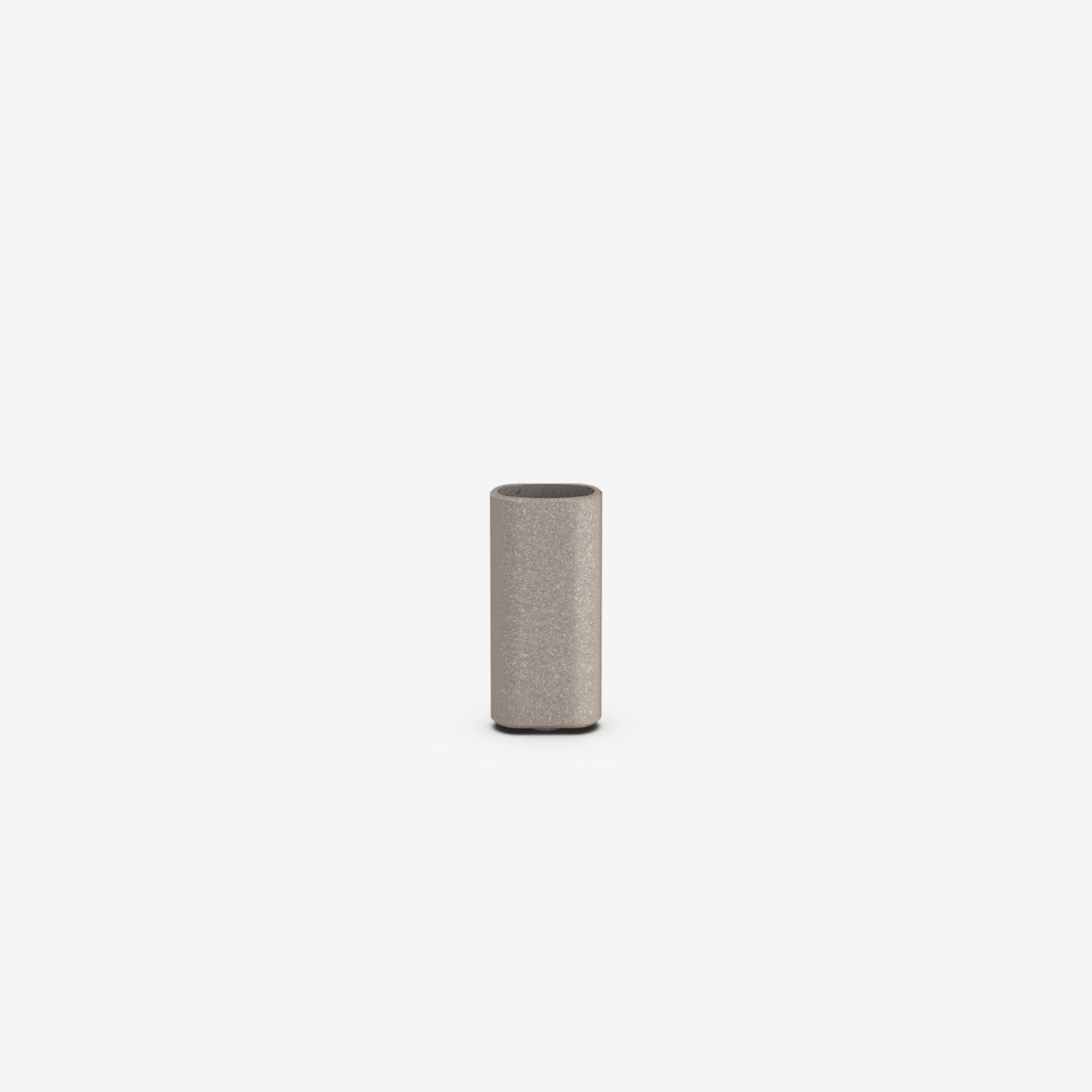 straight on view of titanium mini holder