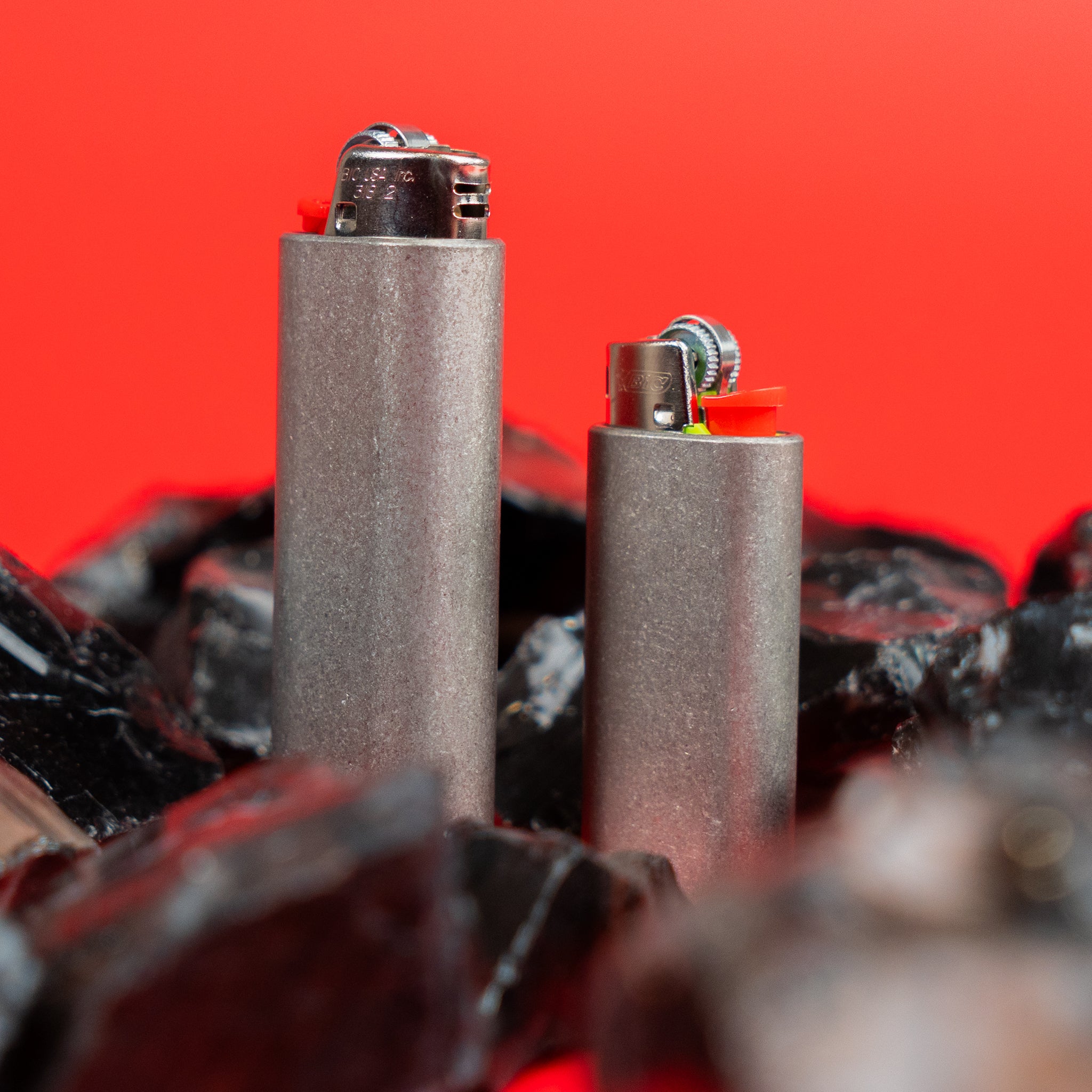 Titanium Lighter Sleeve - Bic Mini and Classic Holder-EDC Tool-Flytanium-Flytanium