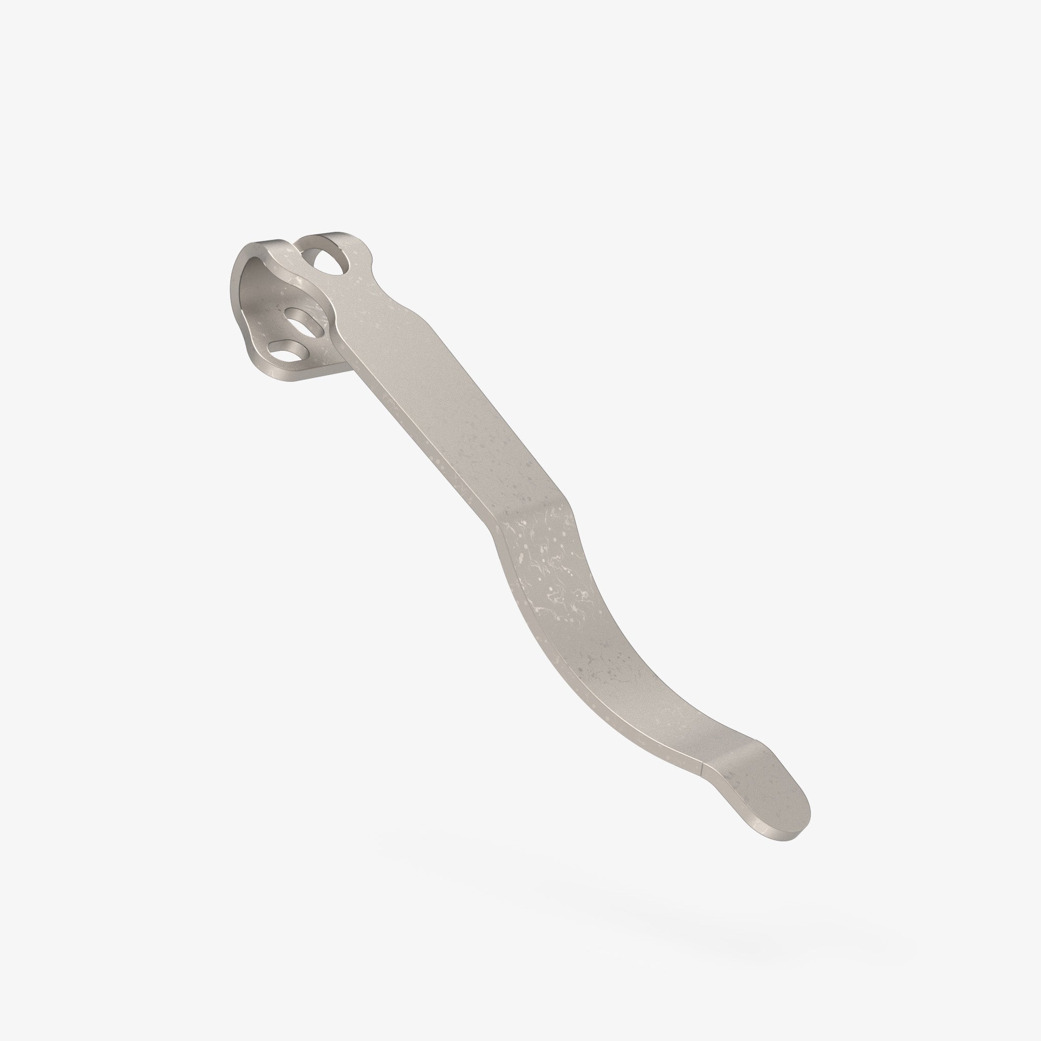 Universal Titanium Pocket Clip - Long - Stonewash