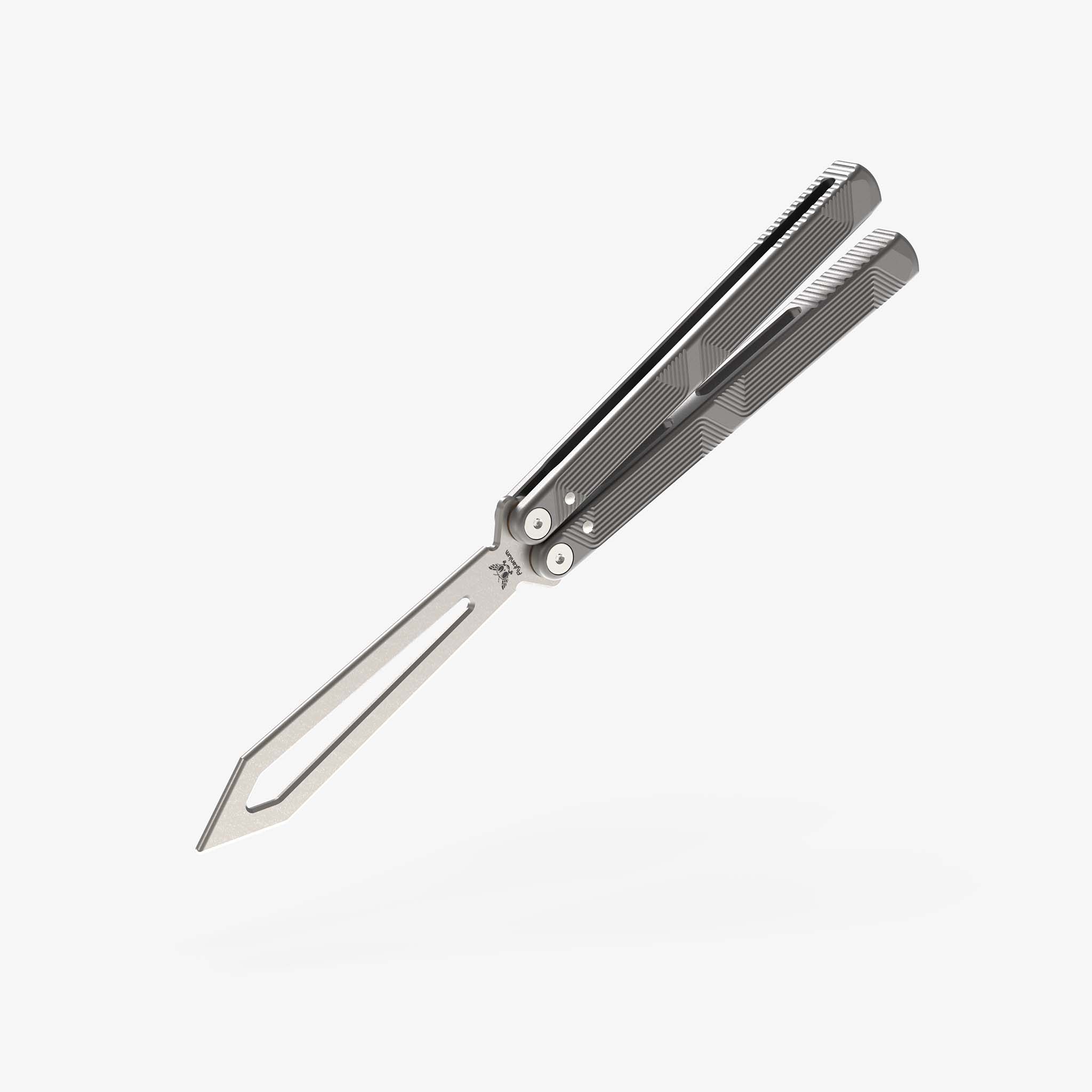 Zenith Trainer 2.0-Balisong Trainer-Flytanium-Gunmetal Gray-Stonewash-Flytanium