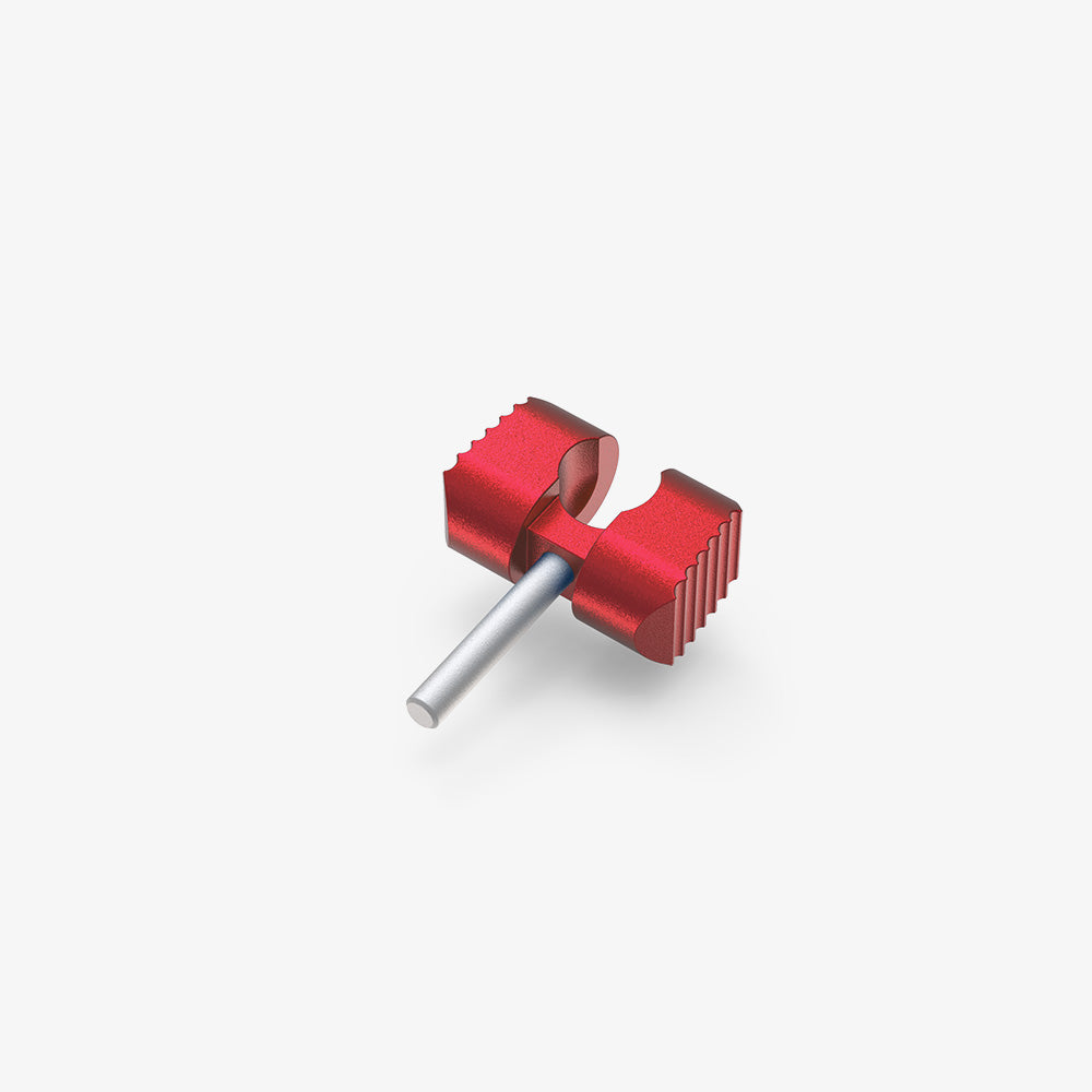 Spyderco Manix 2 red aluminum ball cage.