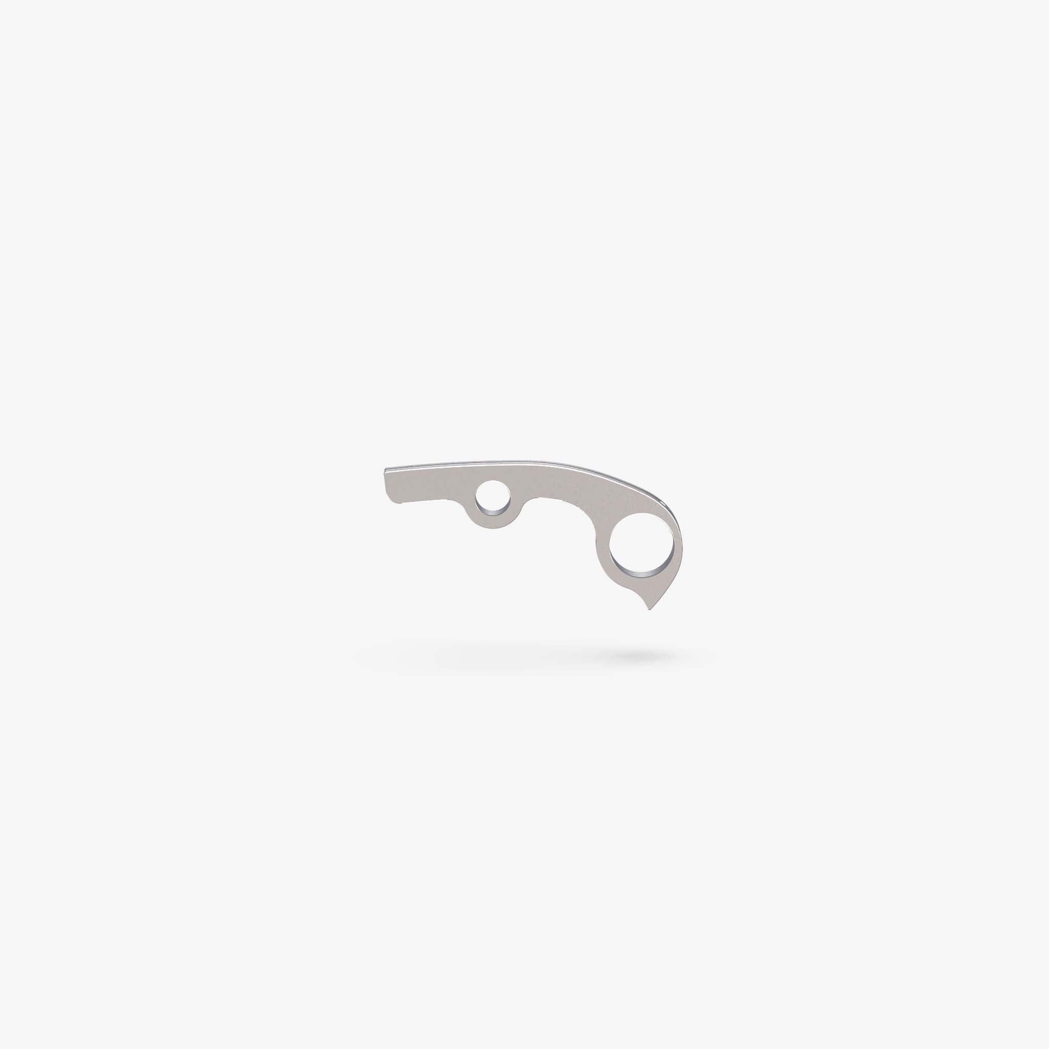 Titanium Backspacer for Spyderco Para3-Titanium Stonewash