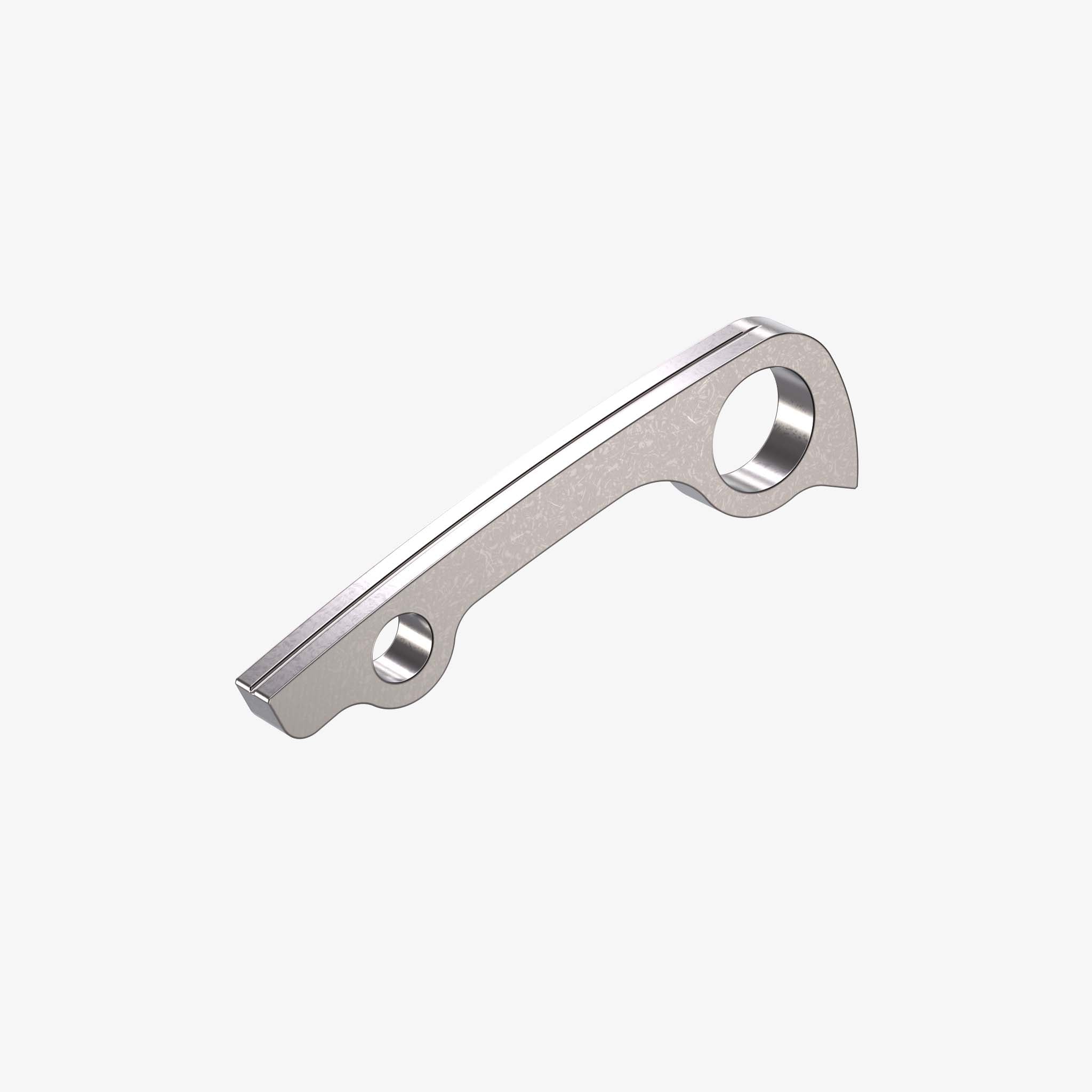 Titanium Backspacer for Spyderco Paramilitary 2-Titanium Stonewash