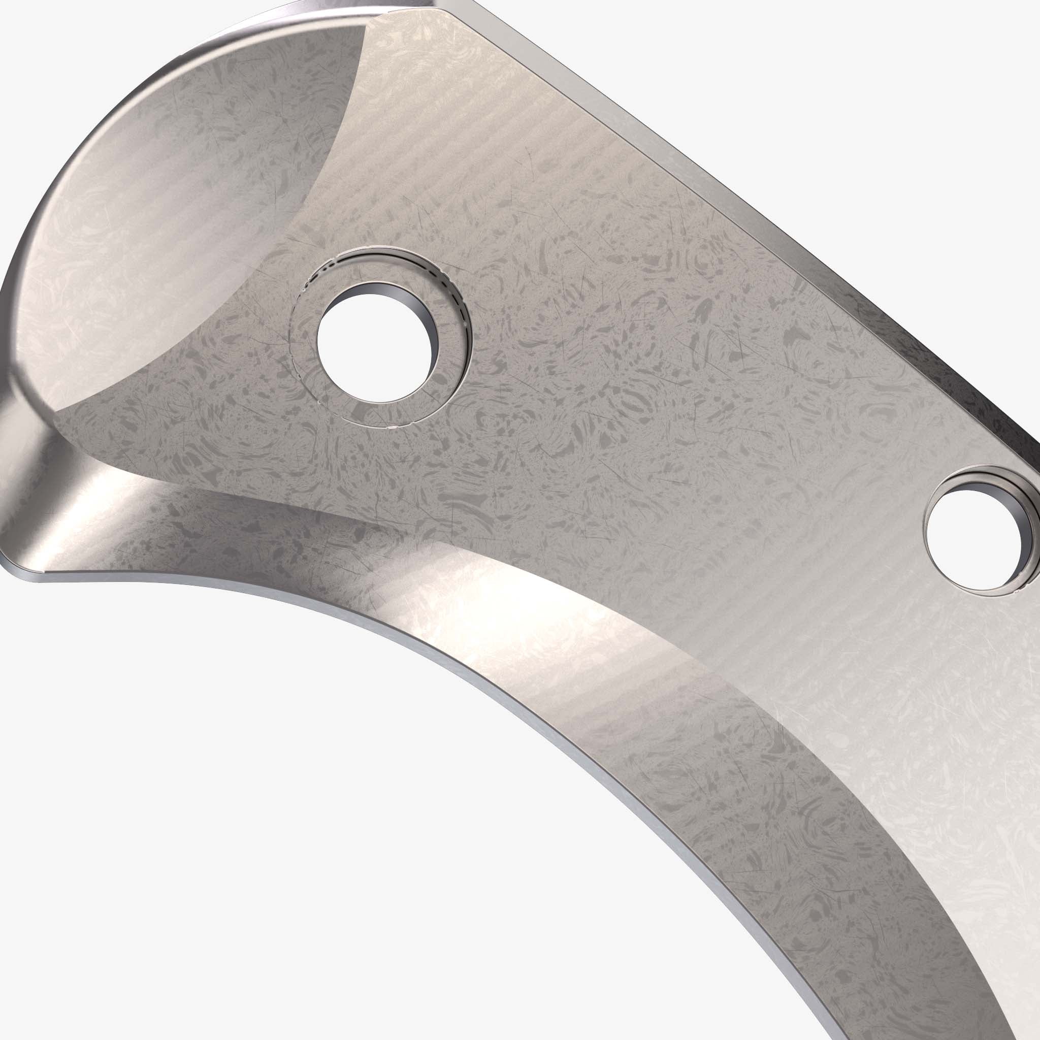 Classic Titanium Scales for Spyderco Delica-