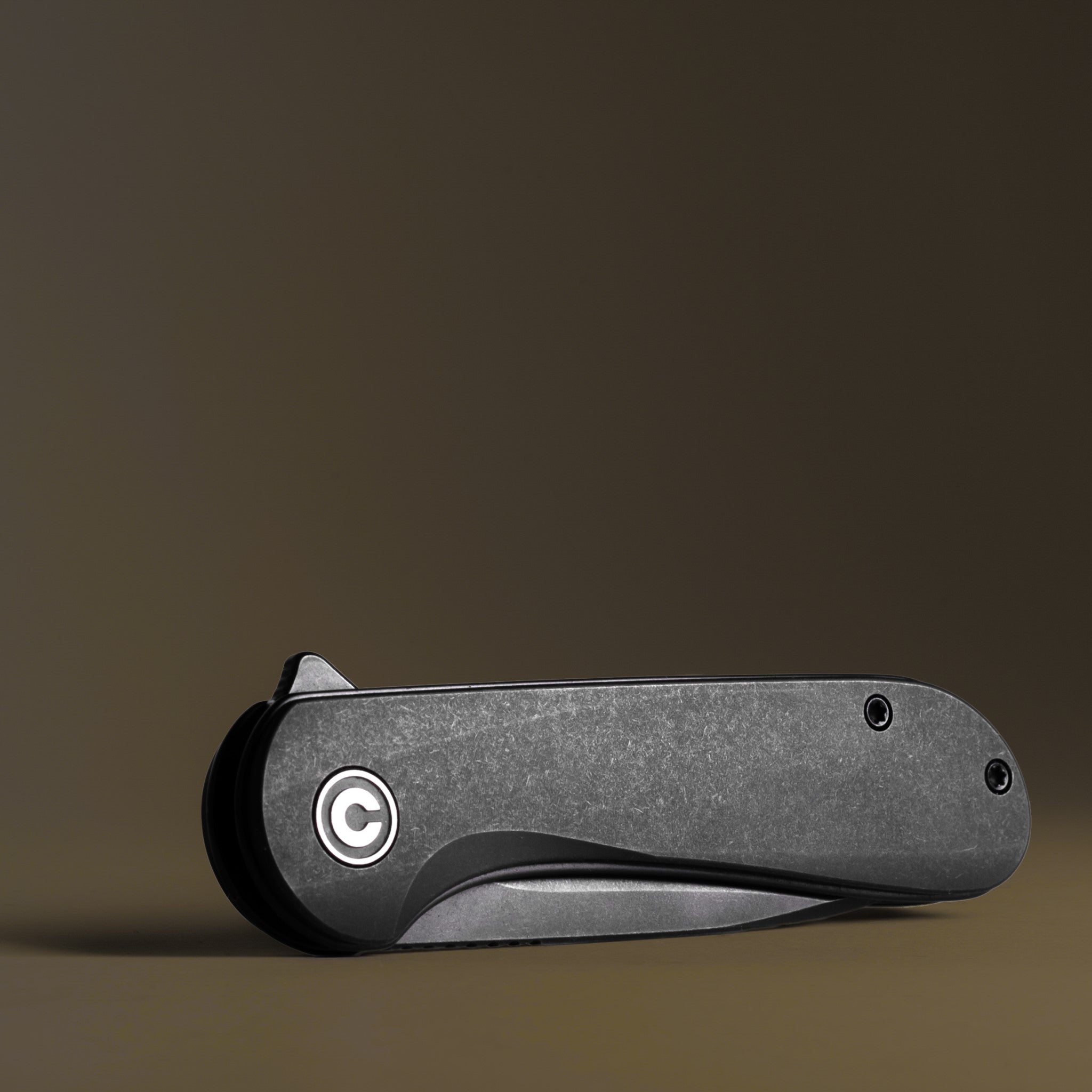Contoured Titanium Scales for Civivi Elementum Knife-
