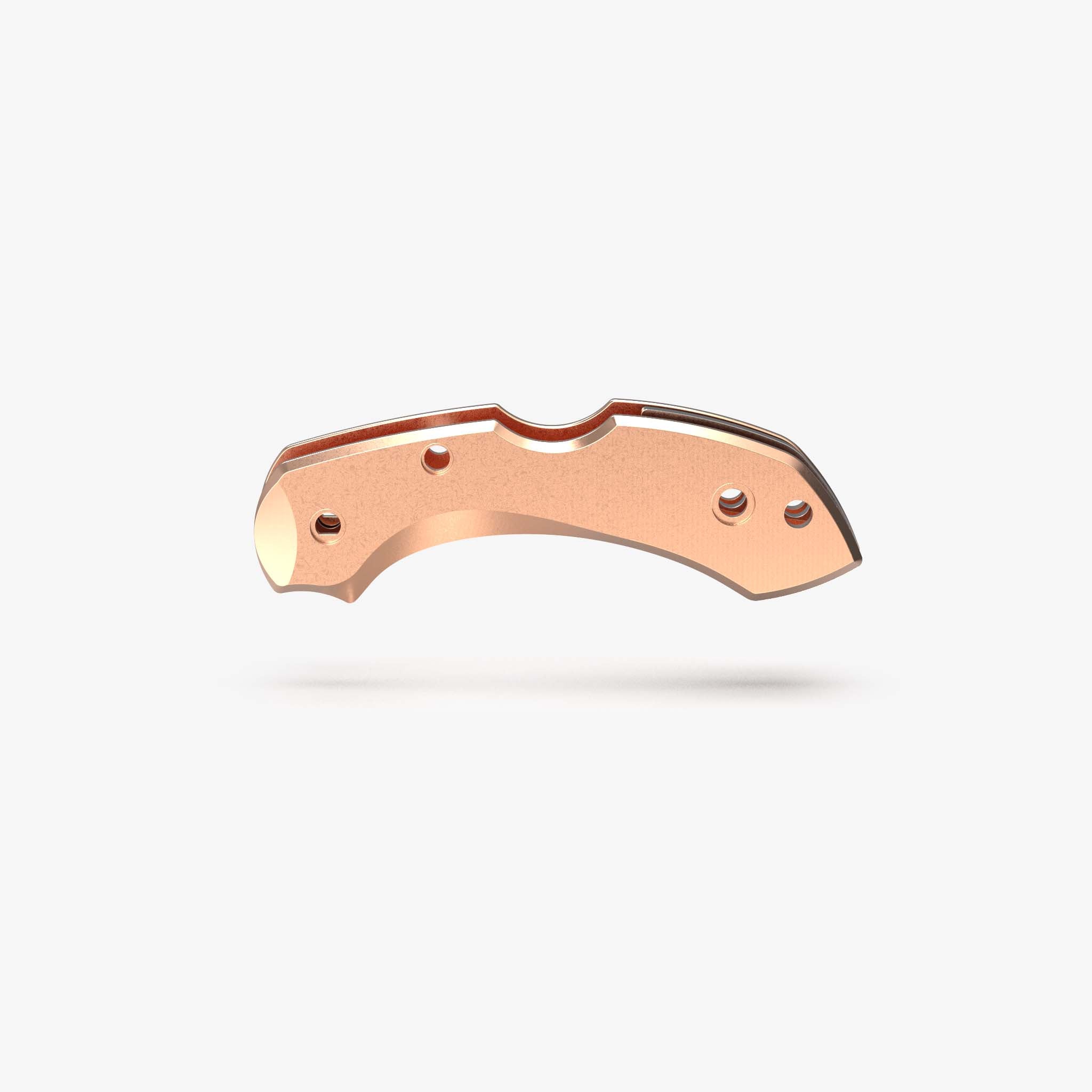 Copper Scale Kit for Spyderco Dragonfly Knife-Copper Stonewash