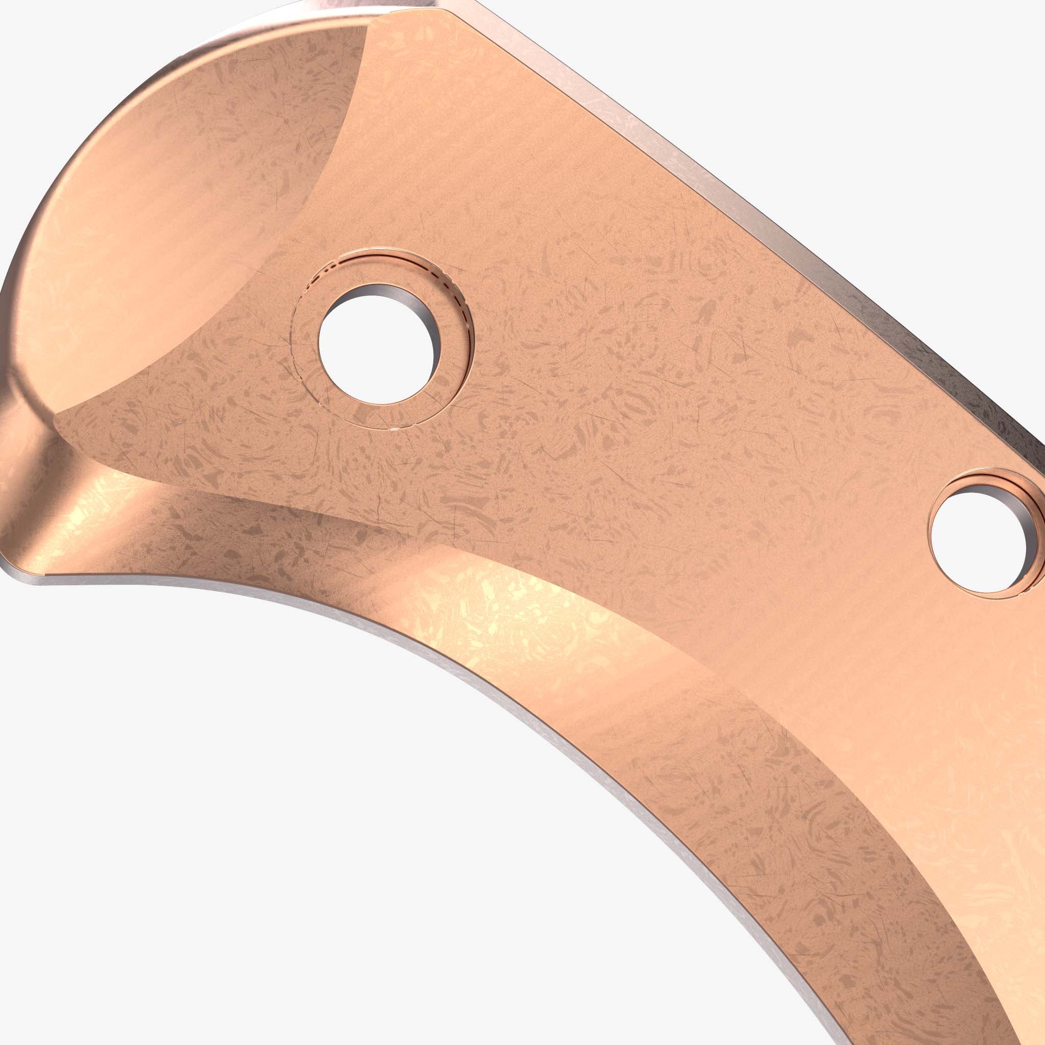Copper Scales for Spyderco Delica-Copper Stonewash
