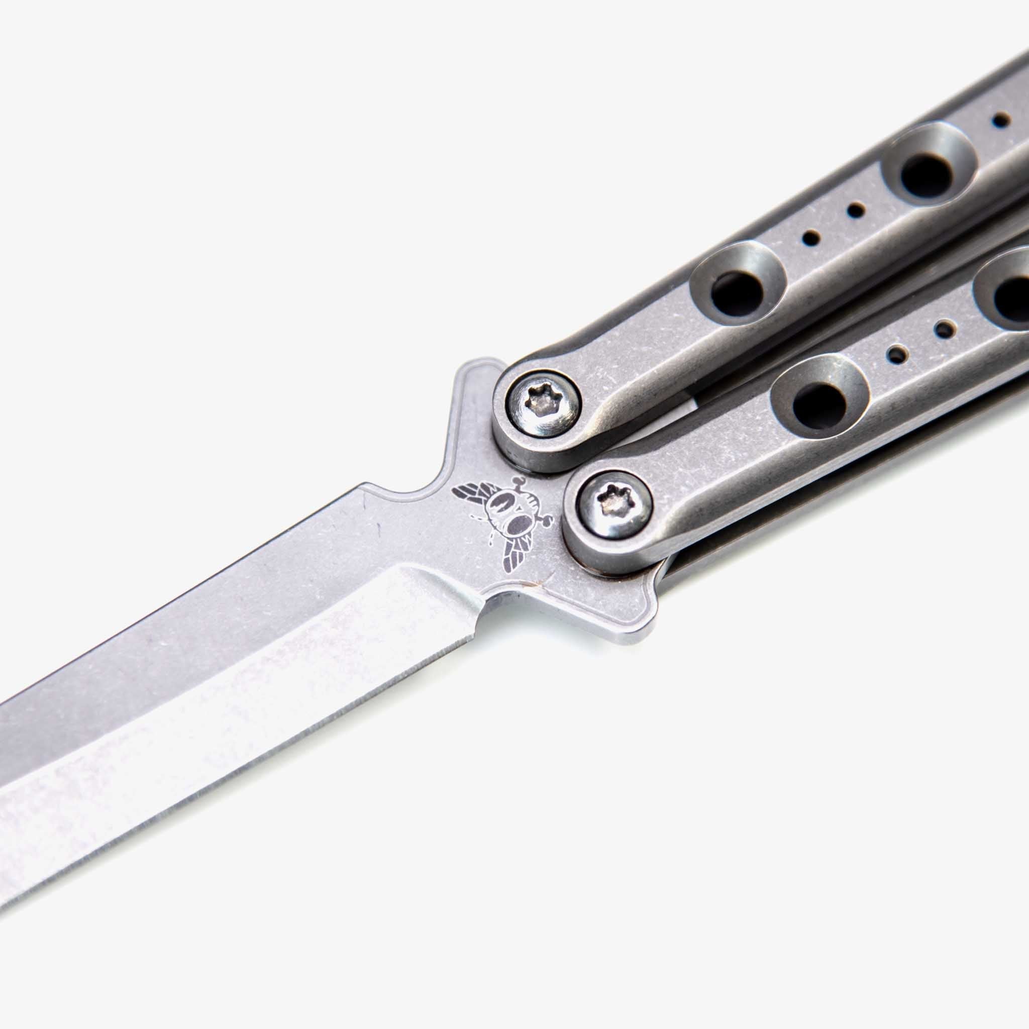FLY One Balisong - Plain Stonewash-Multi