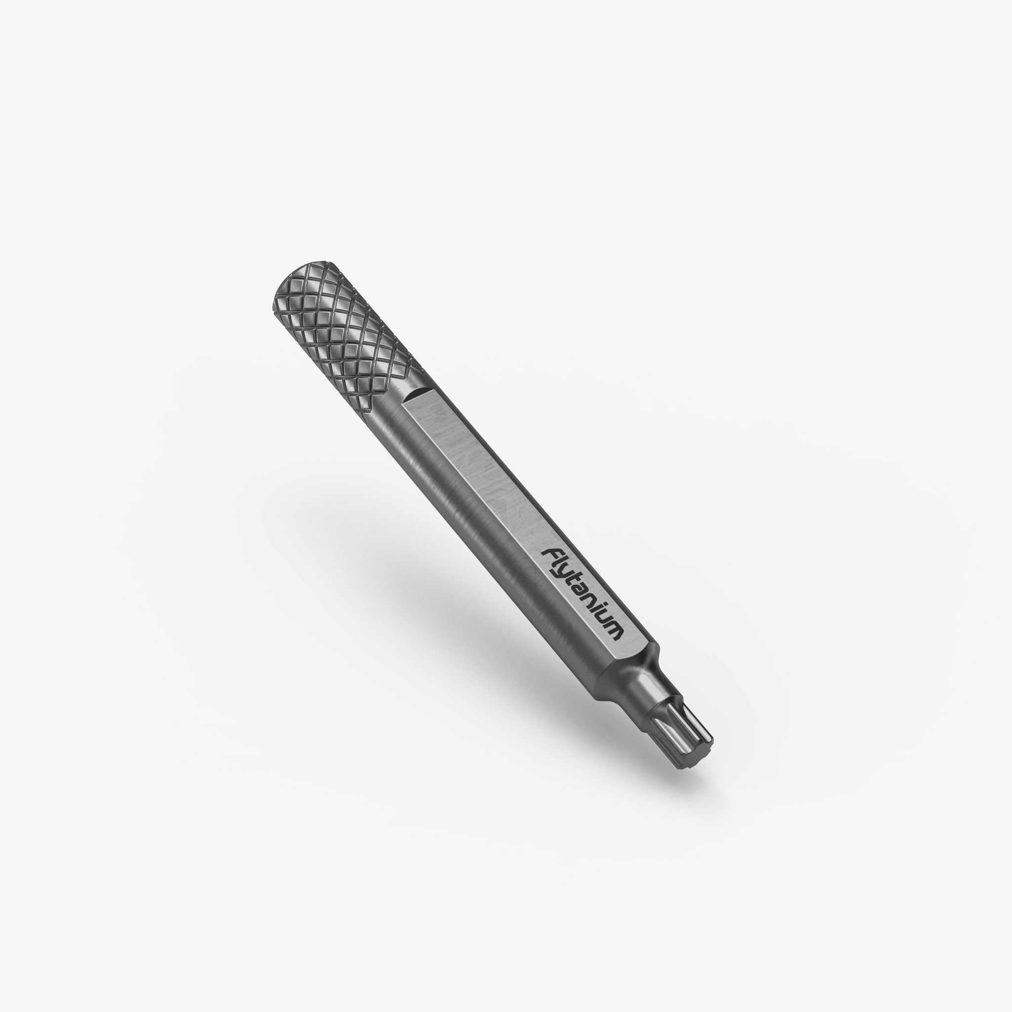 Flytanium Pivot Tool for Benchmade Bugout and other Benchmade Knives with a satin finish
