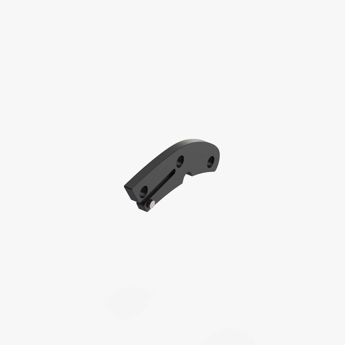 Titanium Backspacer for Spyderco Delica-Titanium Black