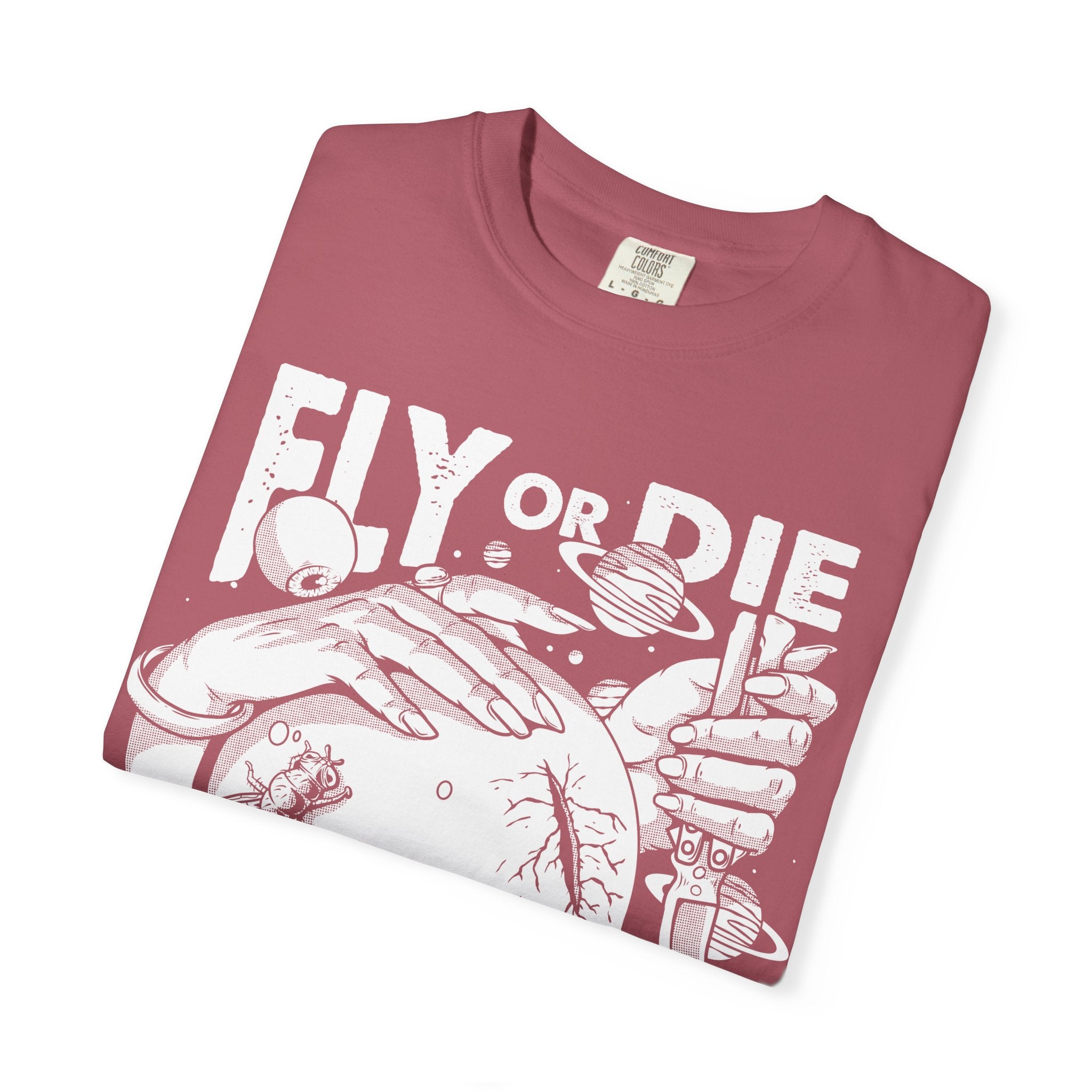 Flytanium - Fly or Die Graphic T-Shirt | White