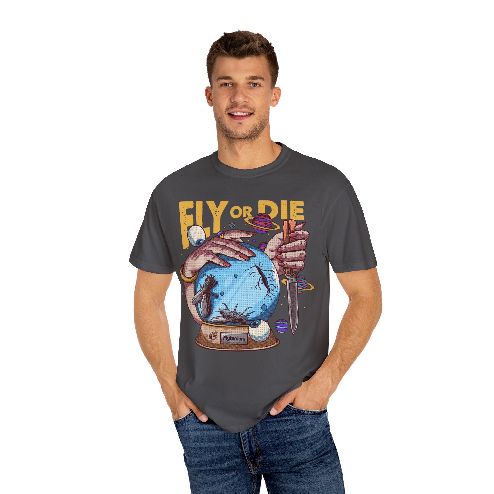 Flytanium - Fly or Die Graphic T-Shirt | Full Color