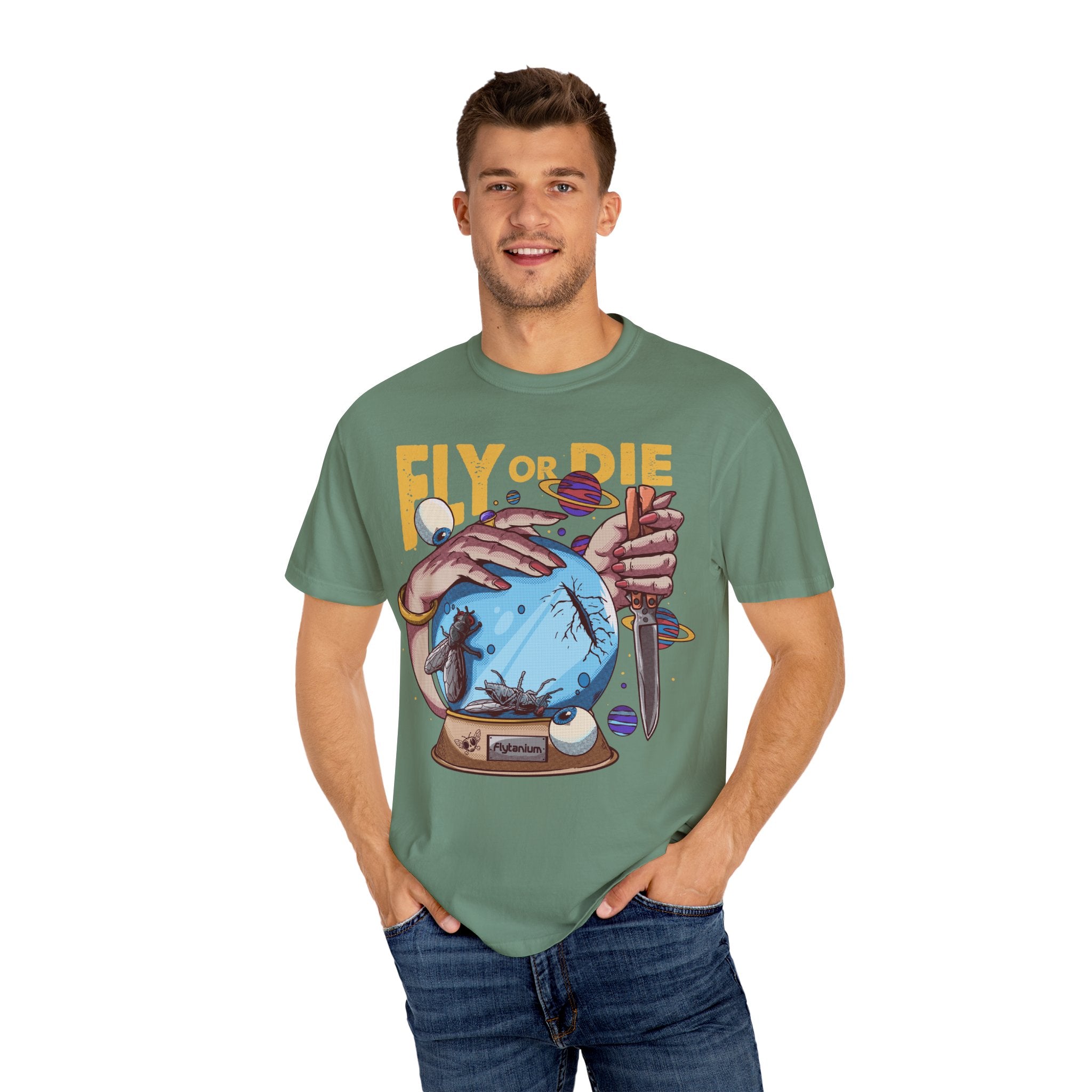 Flytanium - Fly or Die Graphic T-Shirt | Full Color