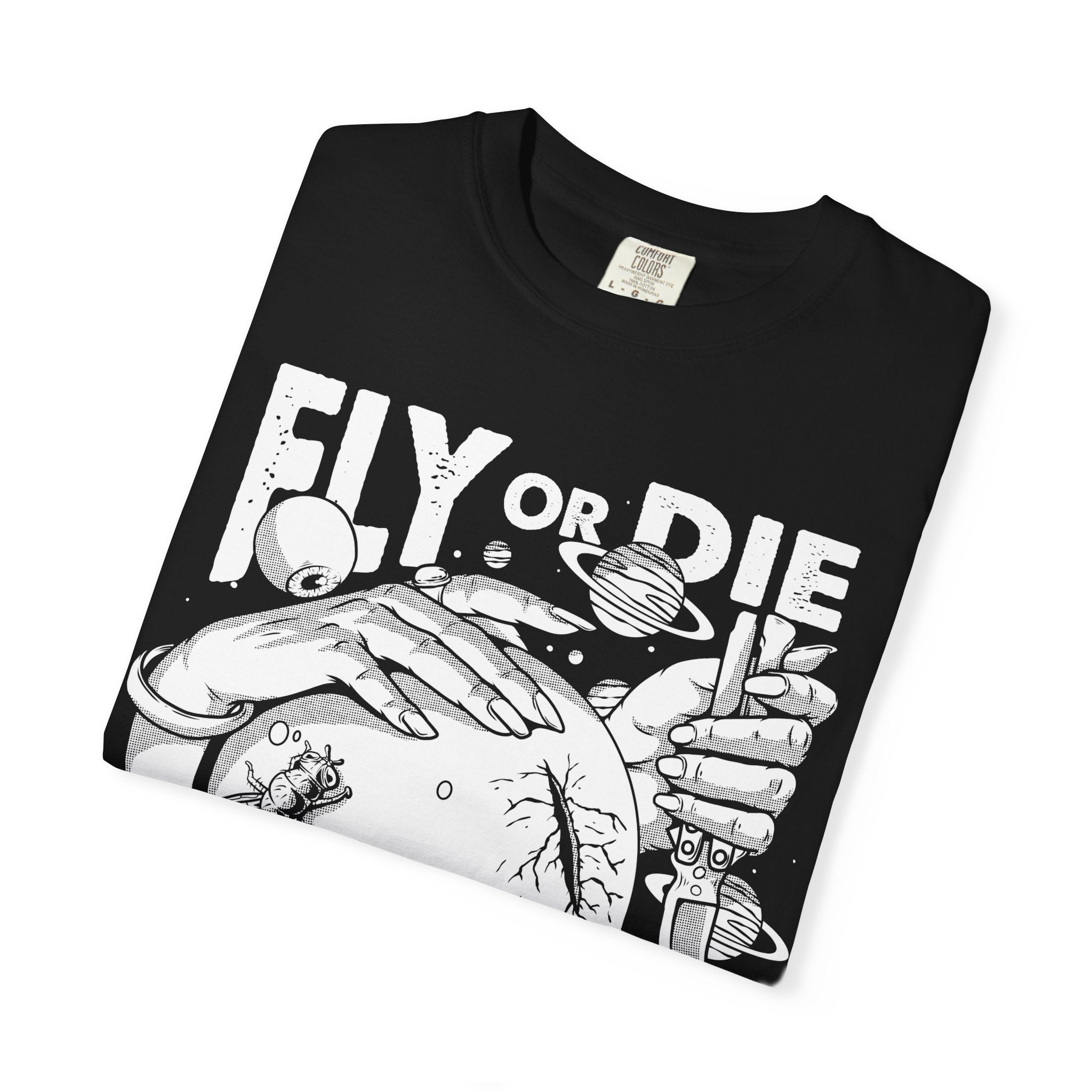 Flytanium - Fly or Die Graphic T-Shirt | White