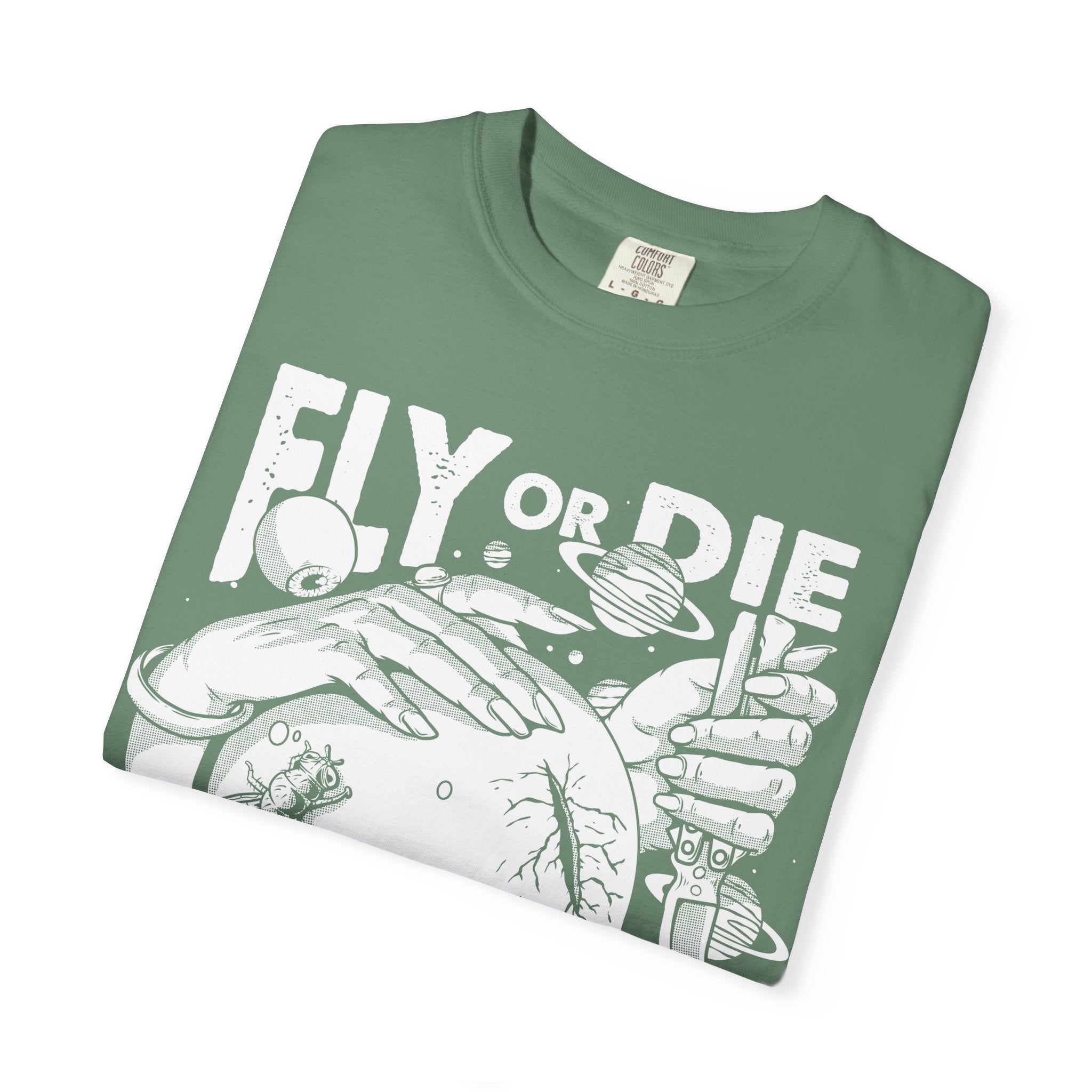 Flytanium - Fly or Die Graphic T-Shirt | White