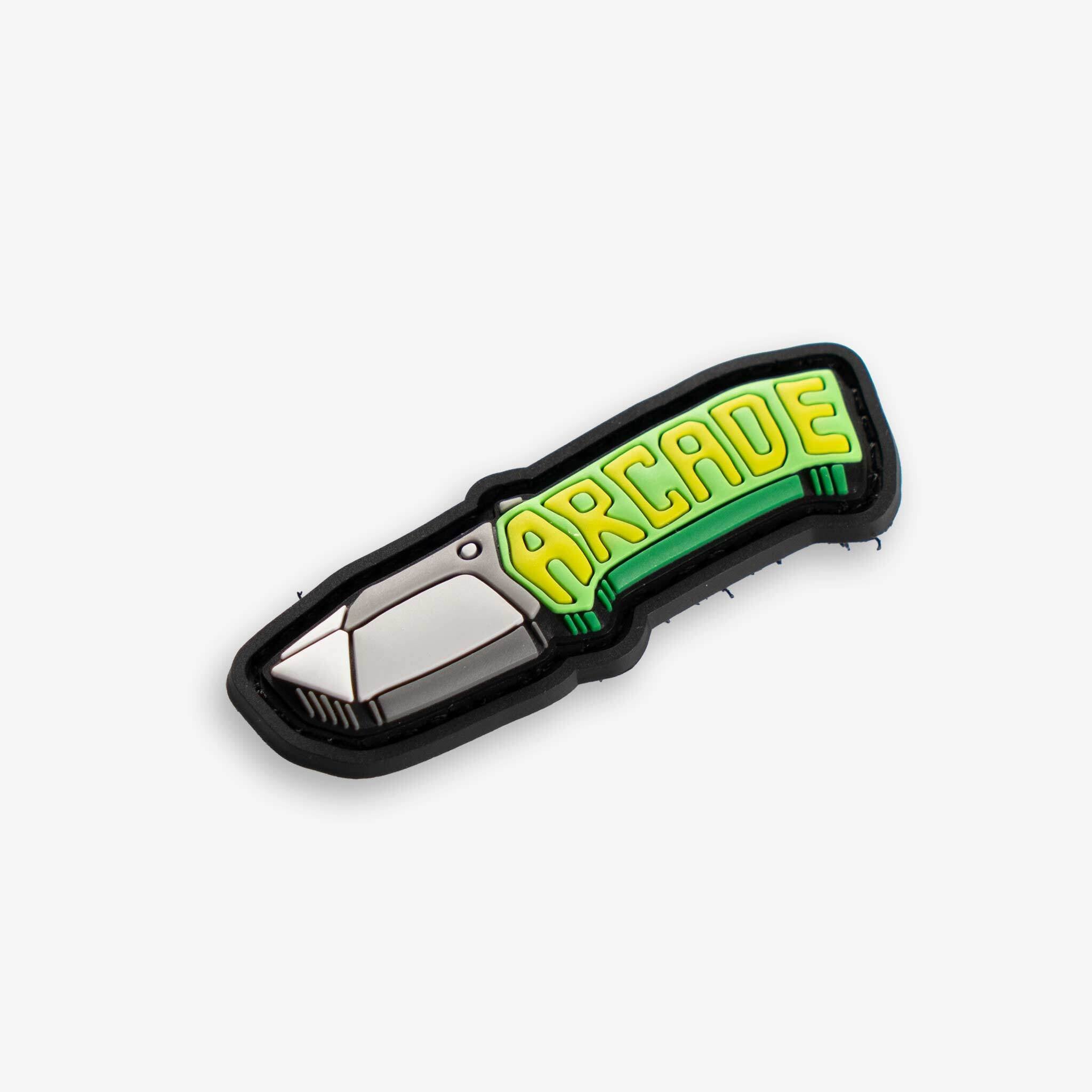 Arcade Chibi Knife PVC Patch