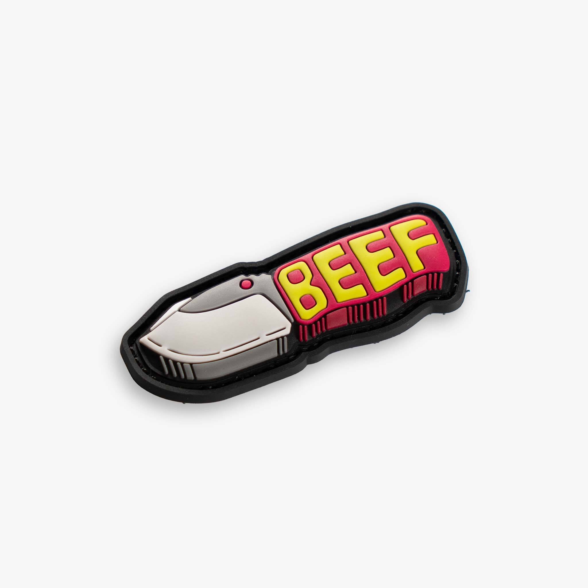 BEEF Chibi Knife PVC Patch