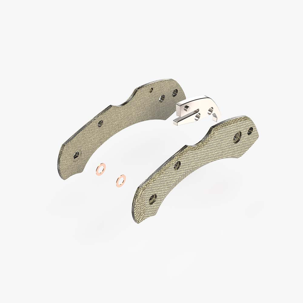 Micarta Scales - Spyderco Dragonfly